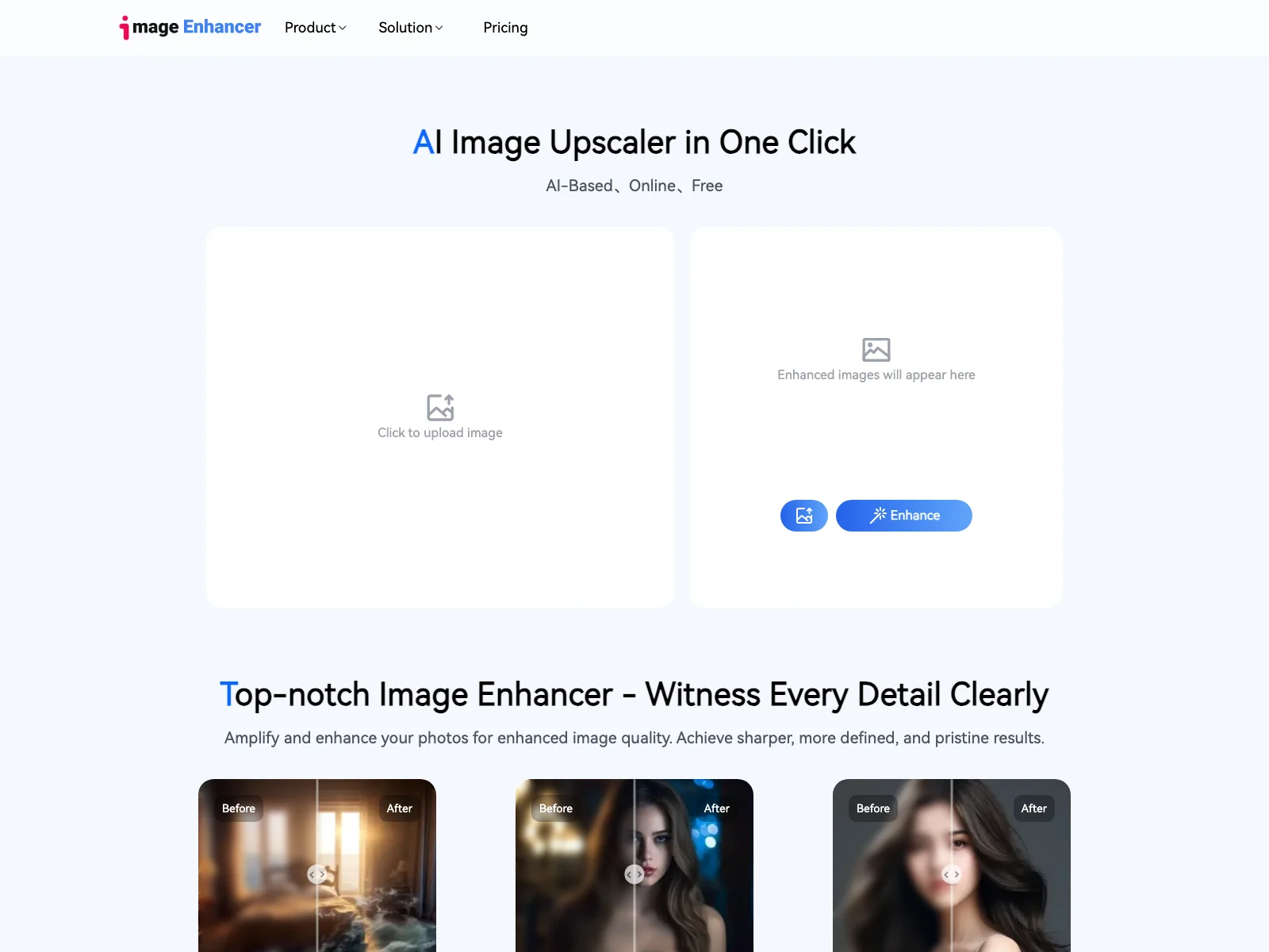 AI Image Enhancer: Transform Images with One Click