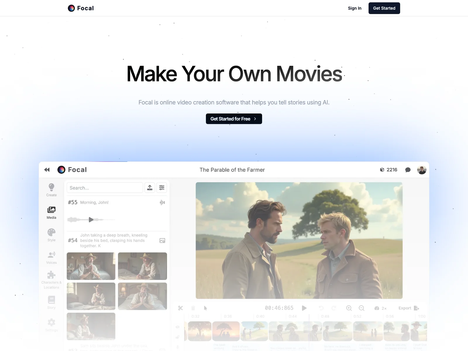 Focal: Transform Your Ideas into Stunning Movies