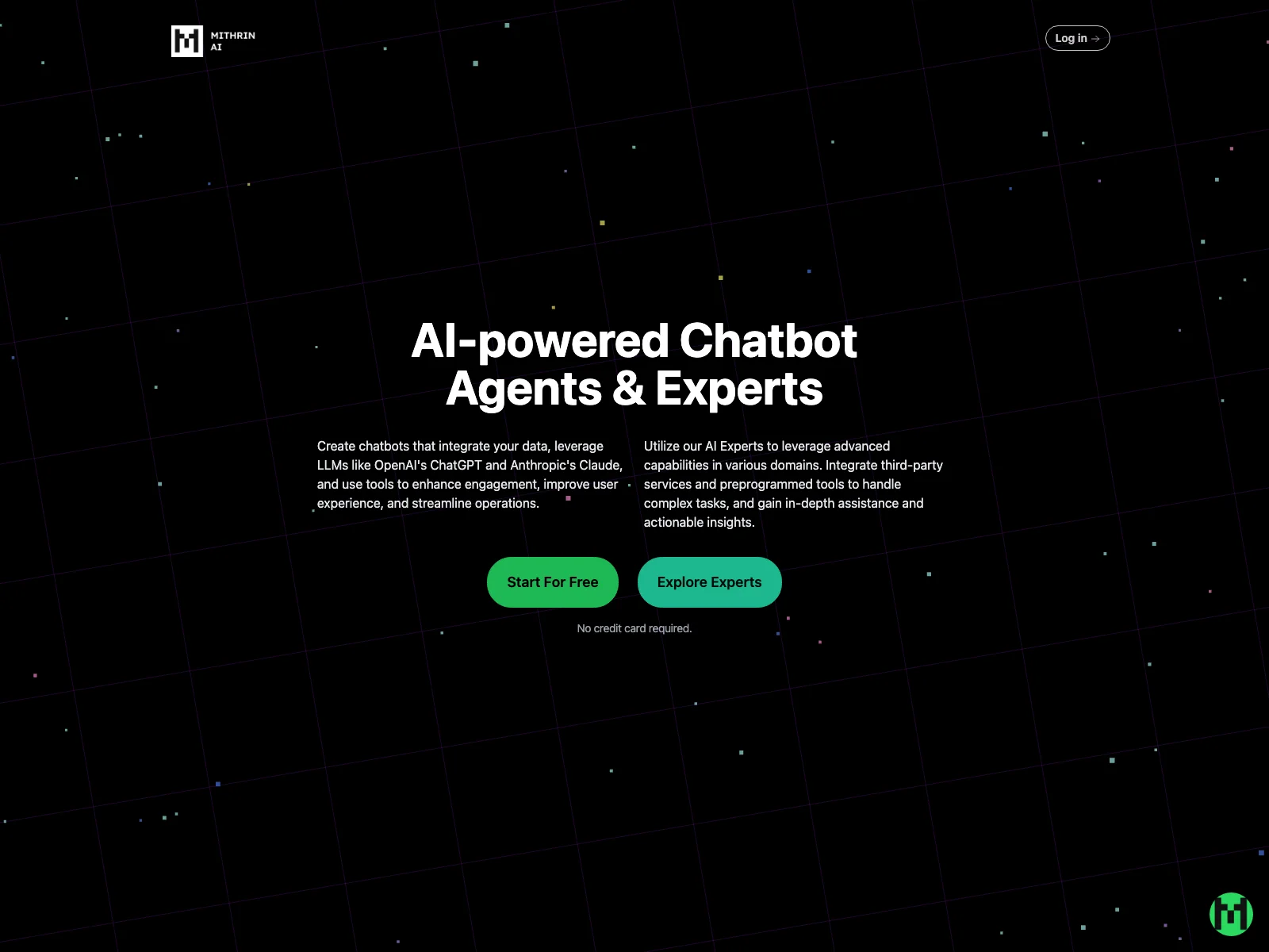 Mithrin AI: Empowering Websites with Advanced Chatbots