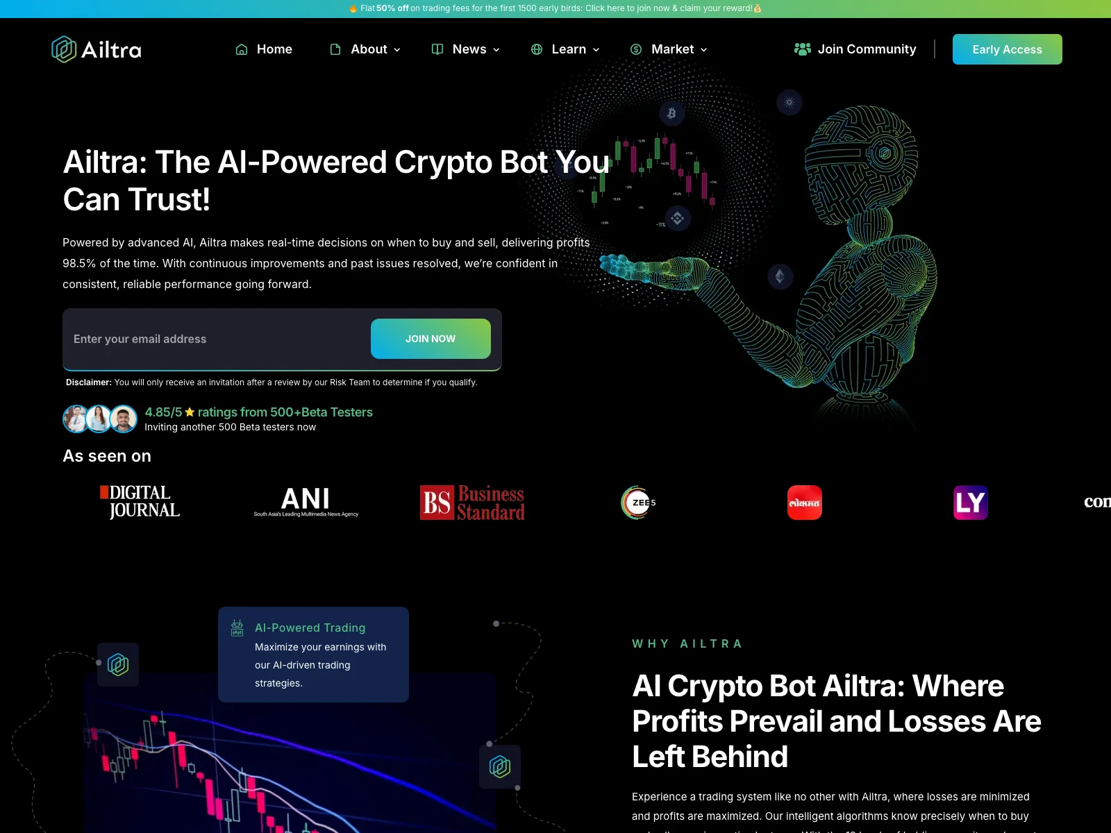 Maximize Profits with Ailtra.ai - The AI-Powered Crypto Bot