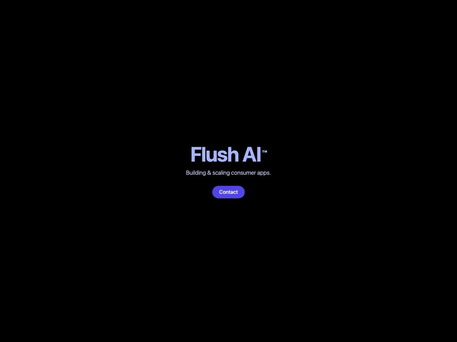 Flush AI: Empowering Consumer App Building and Scaling