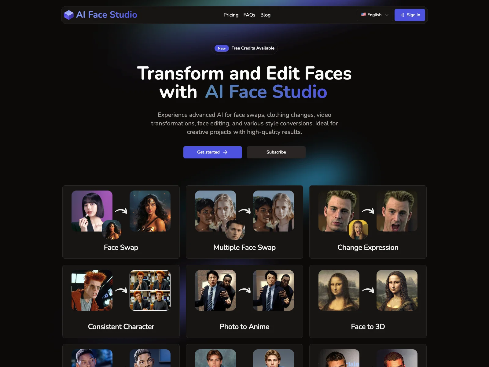 AI Face Studio: Transform Faces with Advanced AI