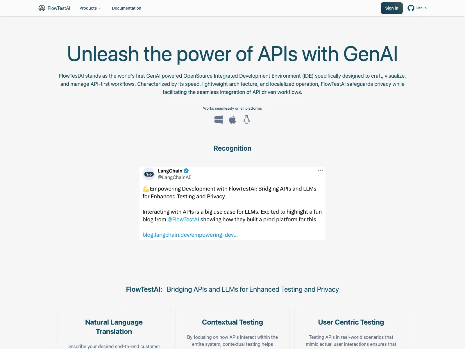 FlowTestAI: Empowering API Workflows with GenAI