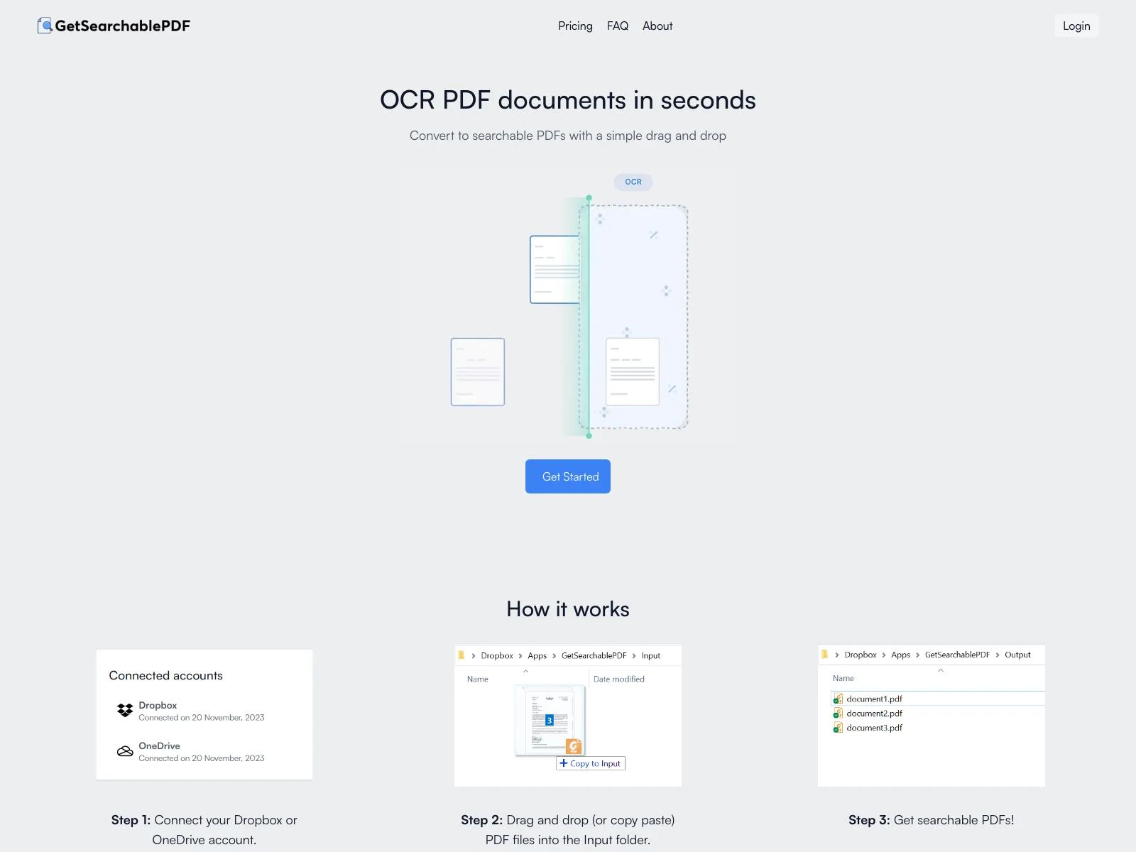 GetSearchablePDF: Convert PDFs to Searchable Format Easily