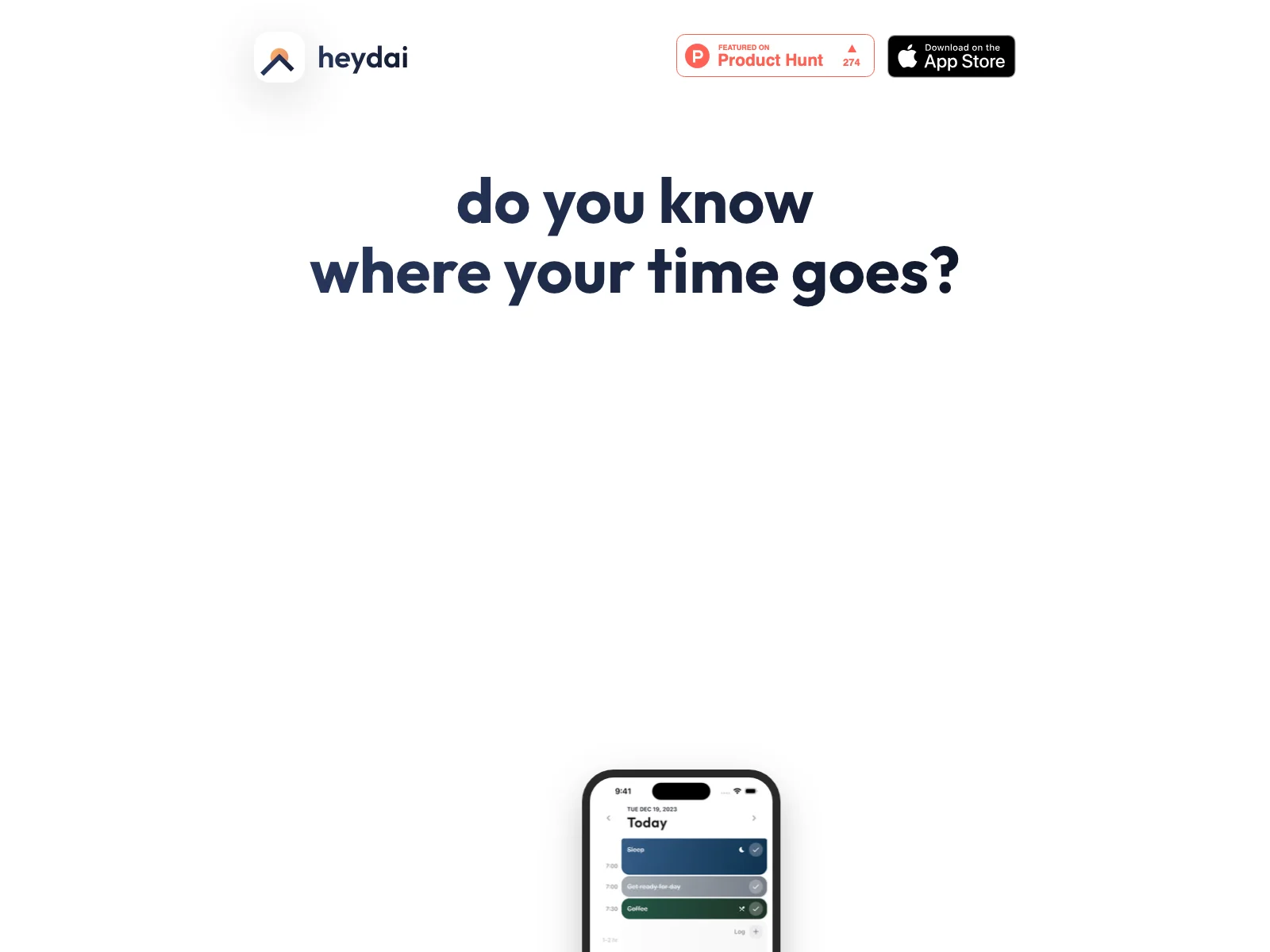 Heydai: Revolutionize Your Time Management