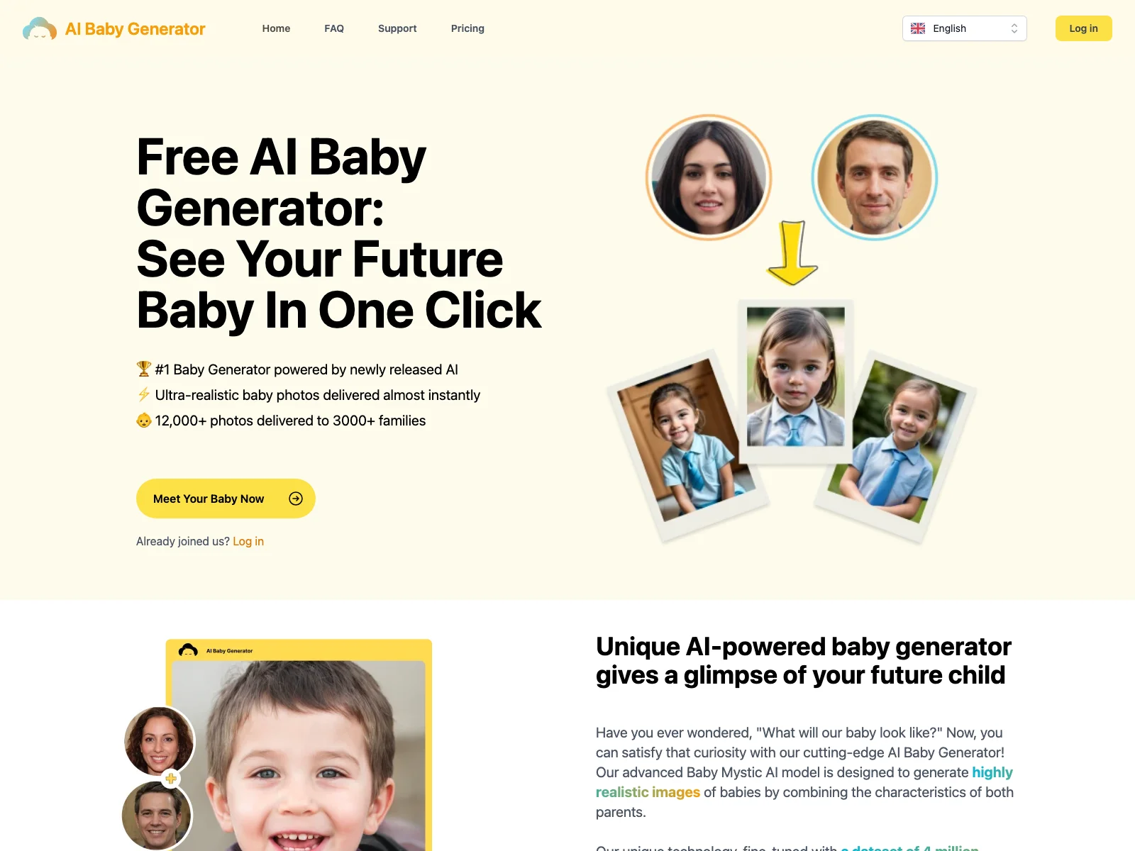 Free AI Baby Generator - Reveal Your Future Baby’s Face In Seconds