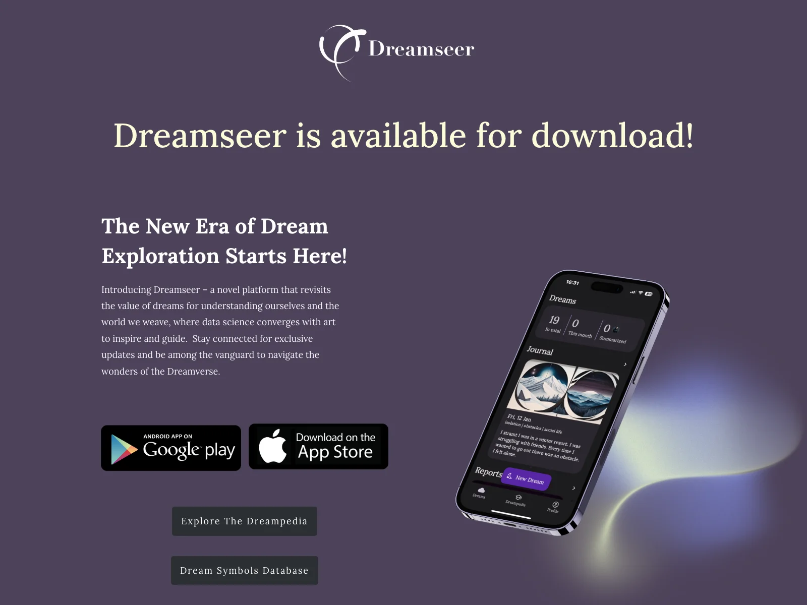 Dreamseer: Revolutionizing Dream Analysis for Personal Growth