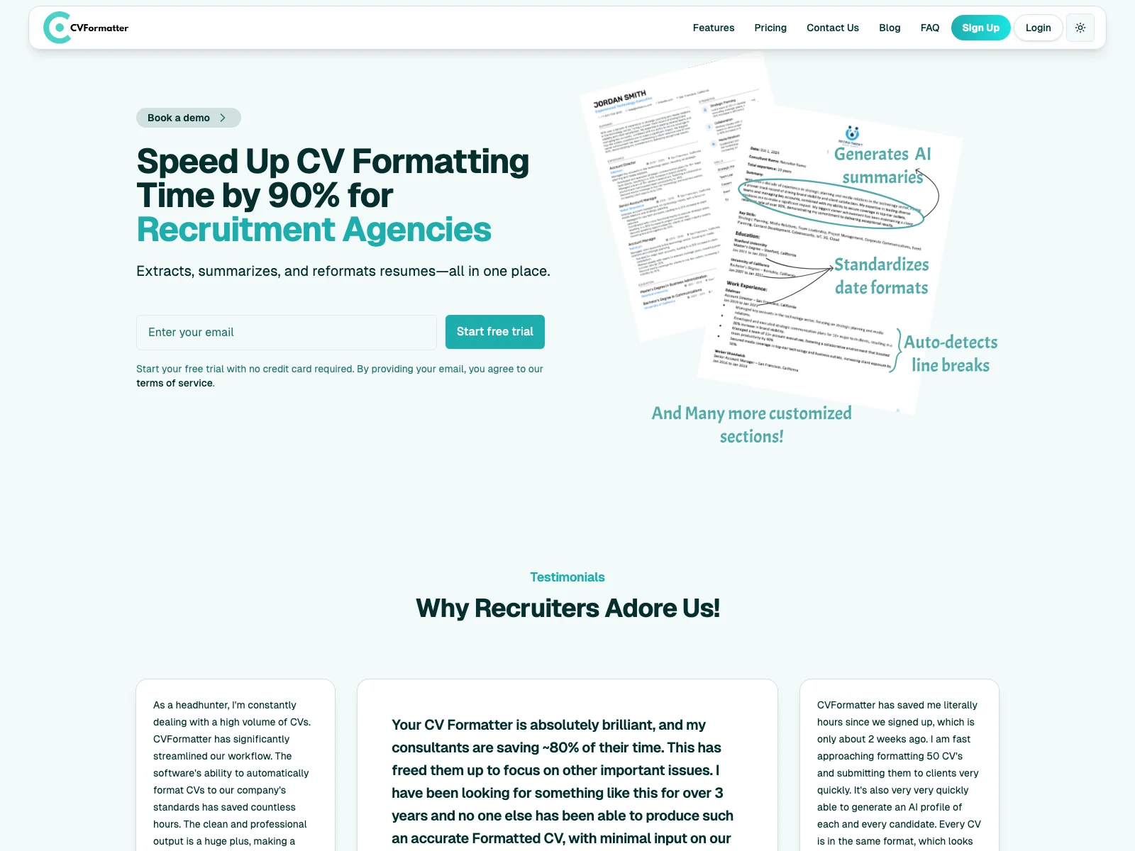 Streamline CV Formatting with CVFormatter