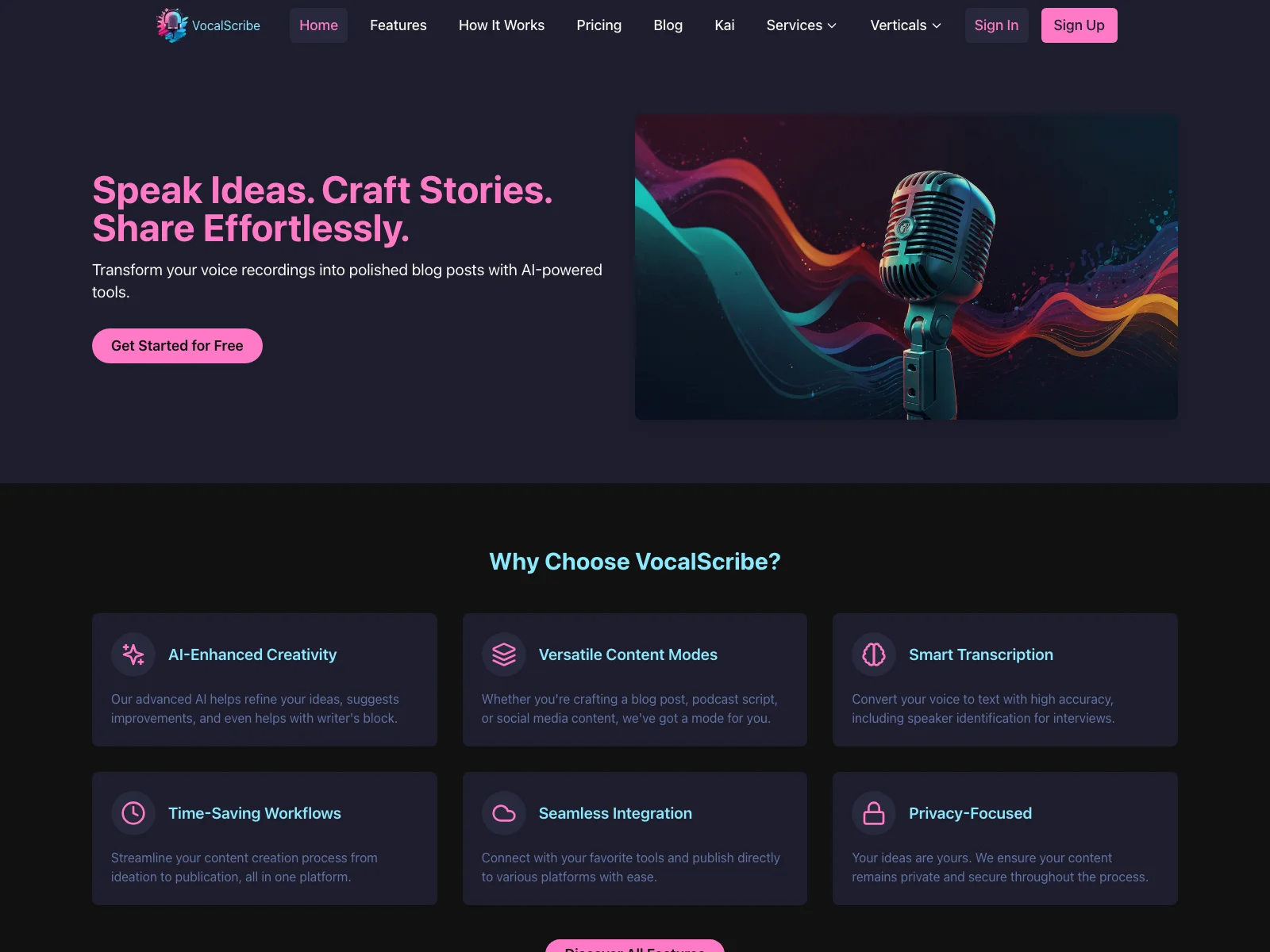 VocalScribe: Transforming Voice Recordings into Engaging Blog Posts with AI-Powered Tools