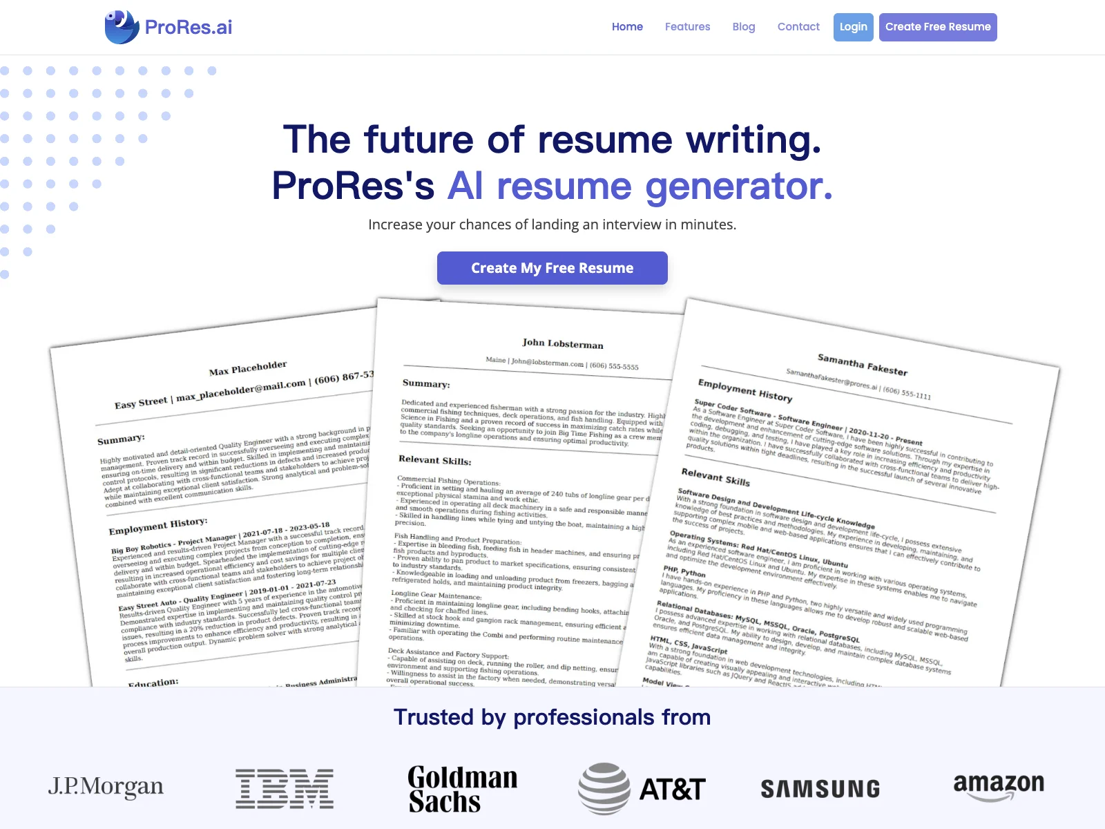 ProRes.ai: Enhancing Your Resume Writing Experience