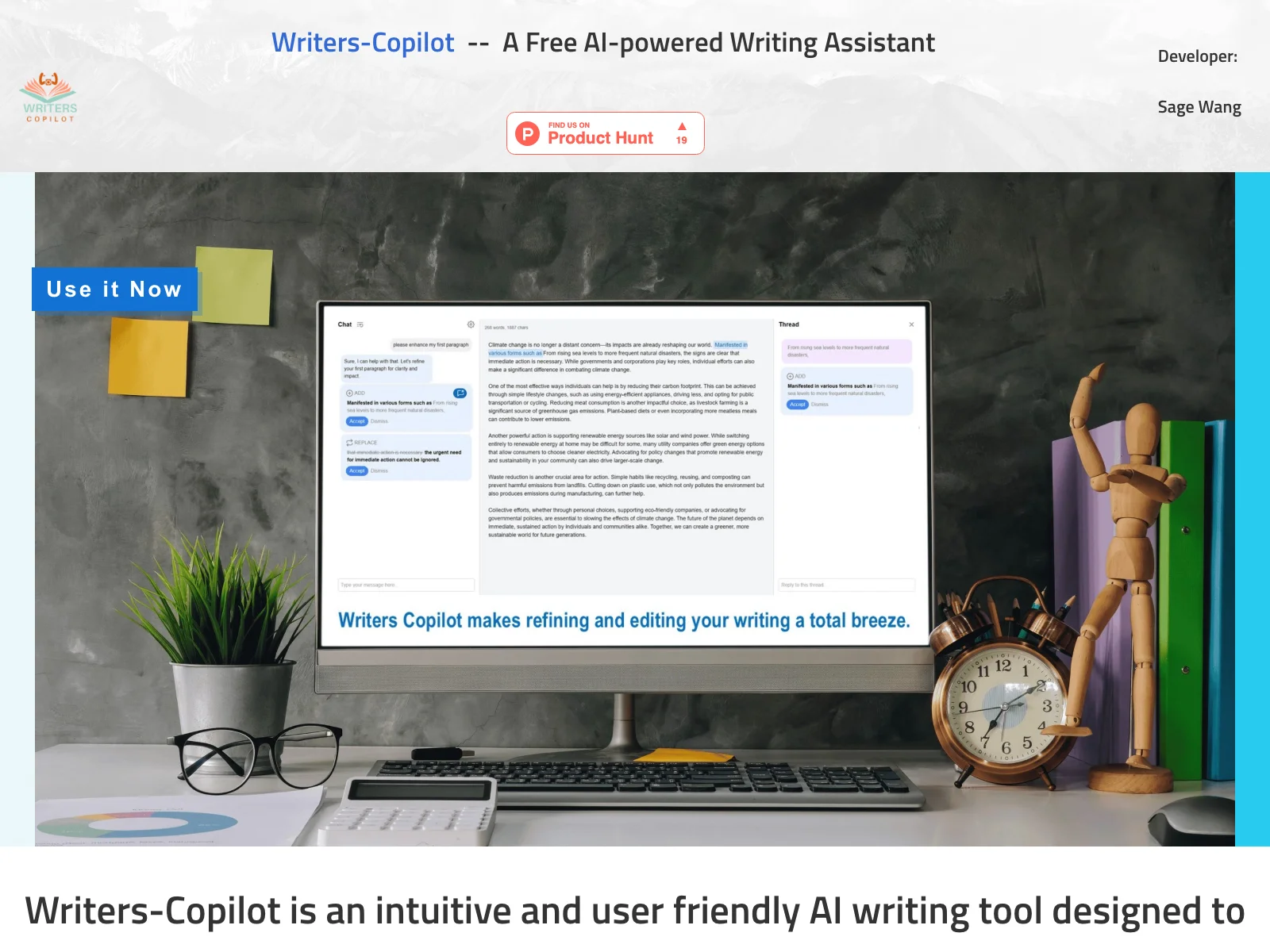 Writers-Copilot: Enhance Your Writing with AI-Powered Feedback