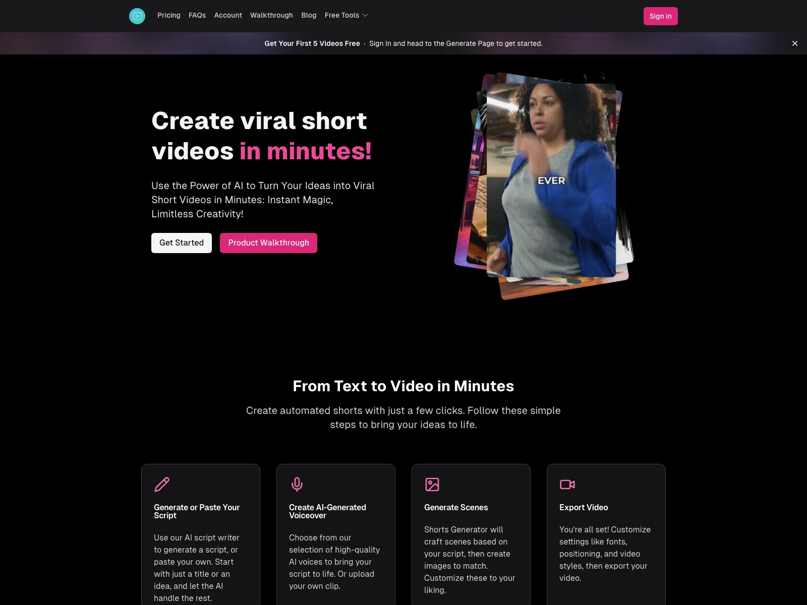 Shorts Generator: Create Viral Short Videos in Minutes with AI