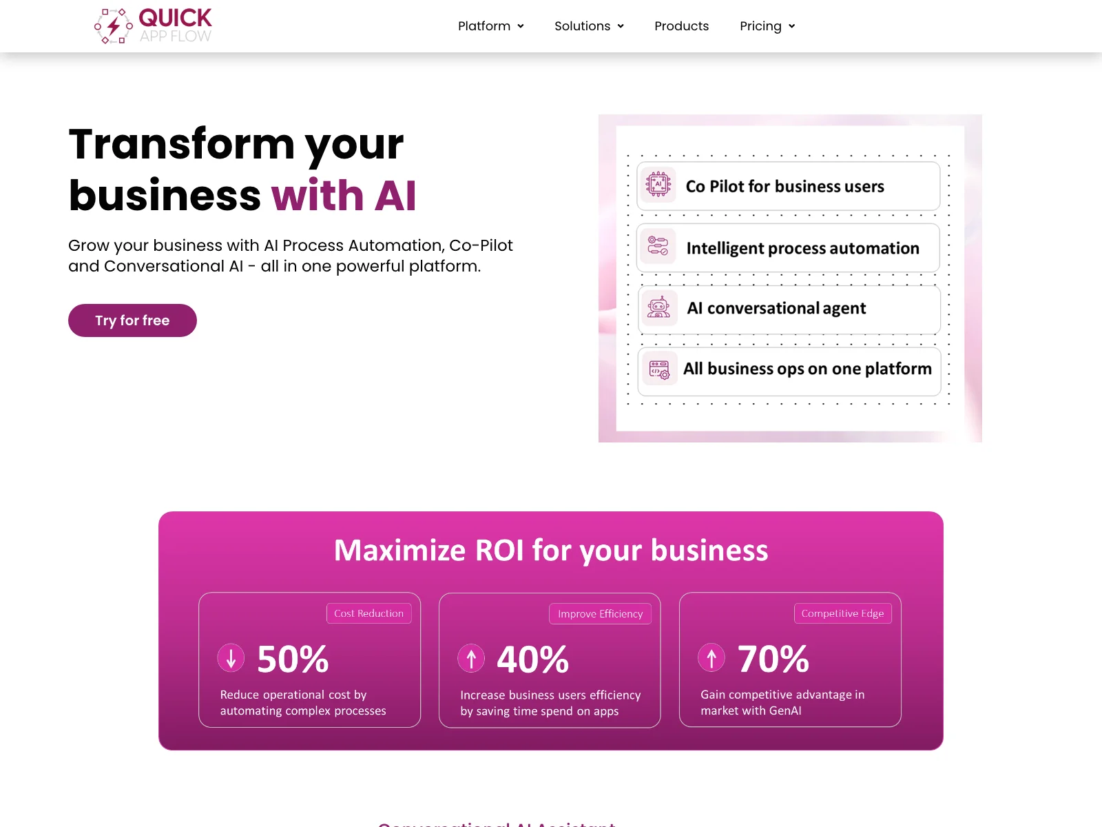 QuickAppFlow: Boost Your Business with AI-Powered Automation and App Development