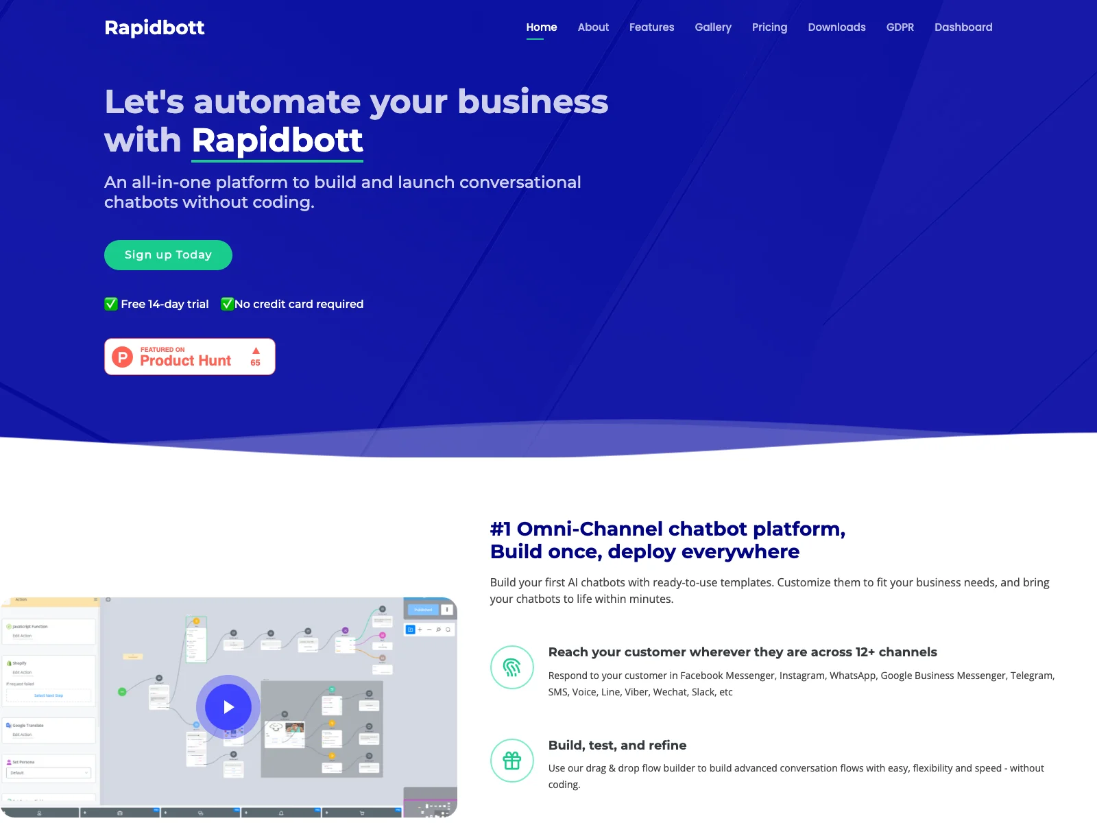 Rapidbott: Your Trusted AI Chatbot for Business Automation