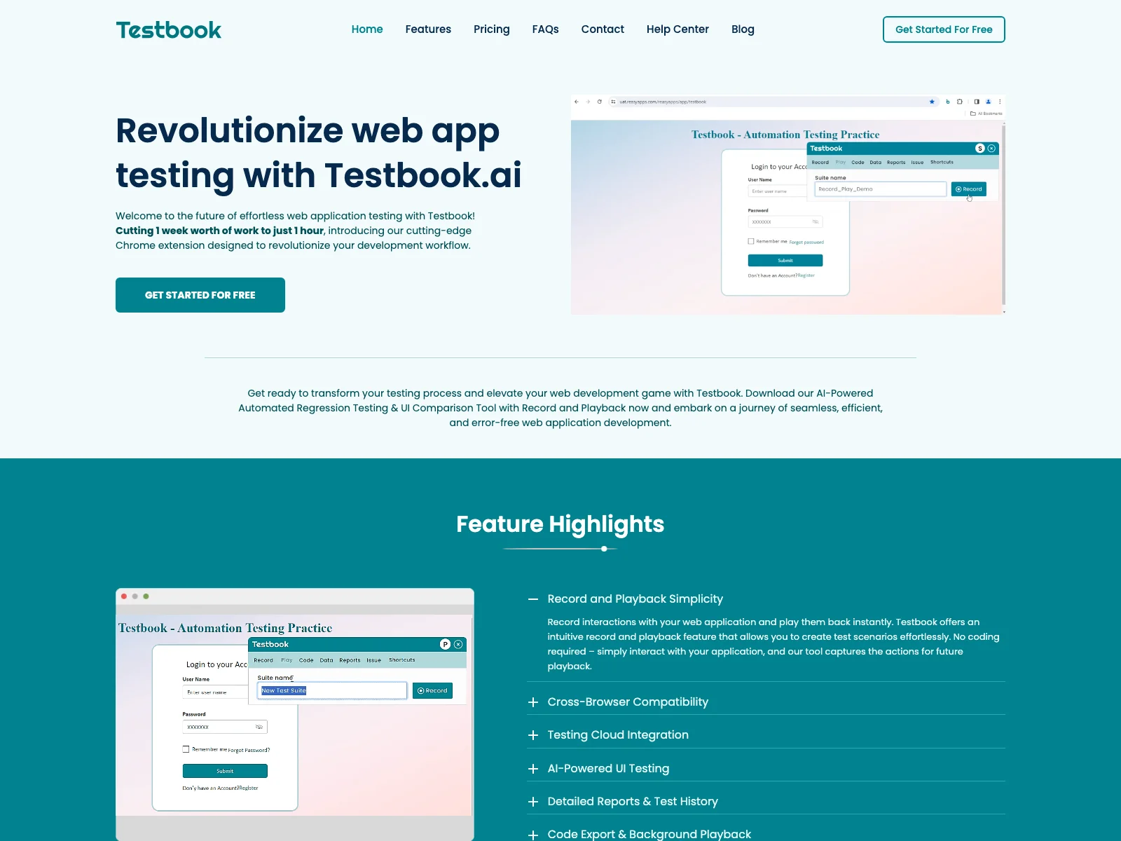 Testbook AI: Revolutionize Your Web App Testing with AI-Powered Efficiency