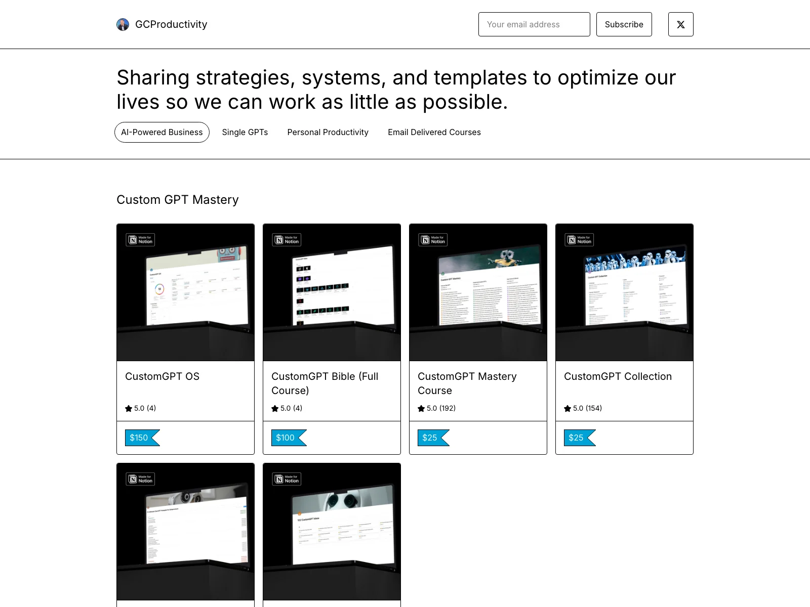 GCProductivity: Enhancing Productivity with AI-Powered Solutions