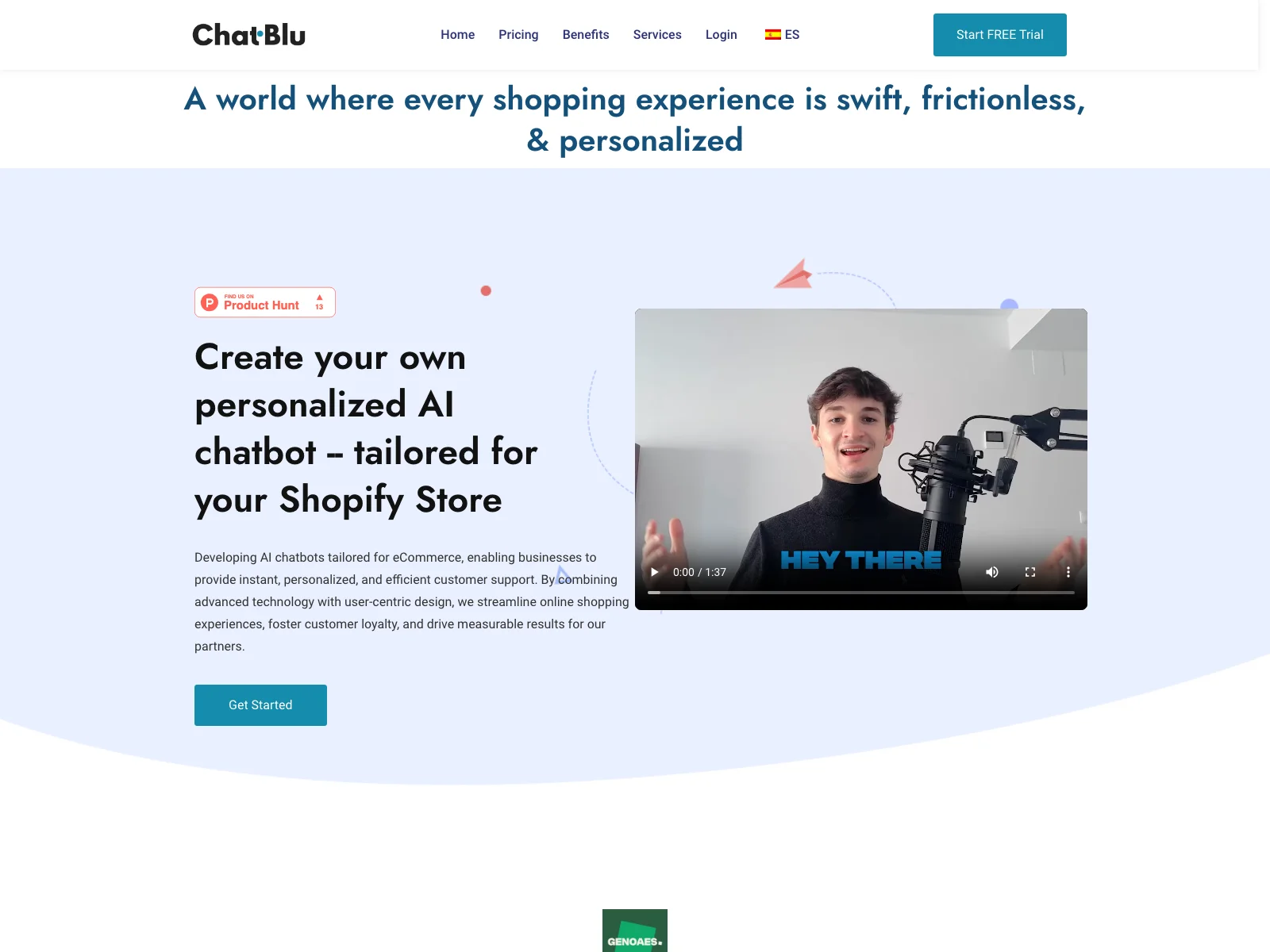 ChatBlu: Revolutionizing eCommerce with Personalized AI Chatbots