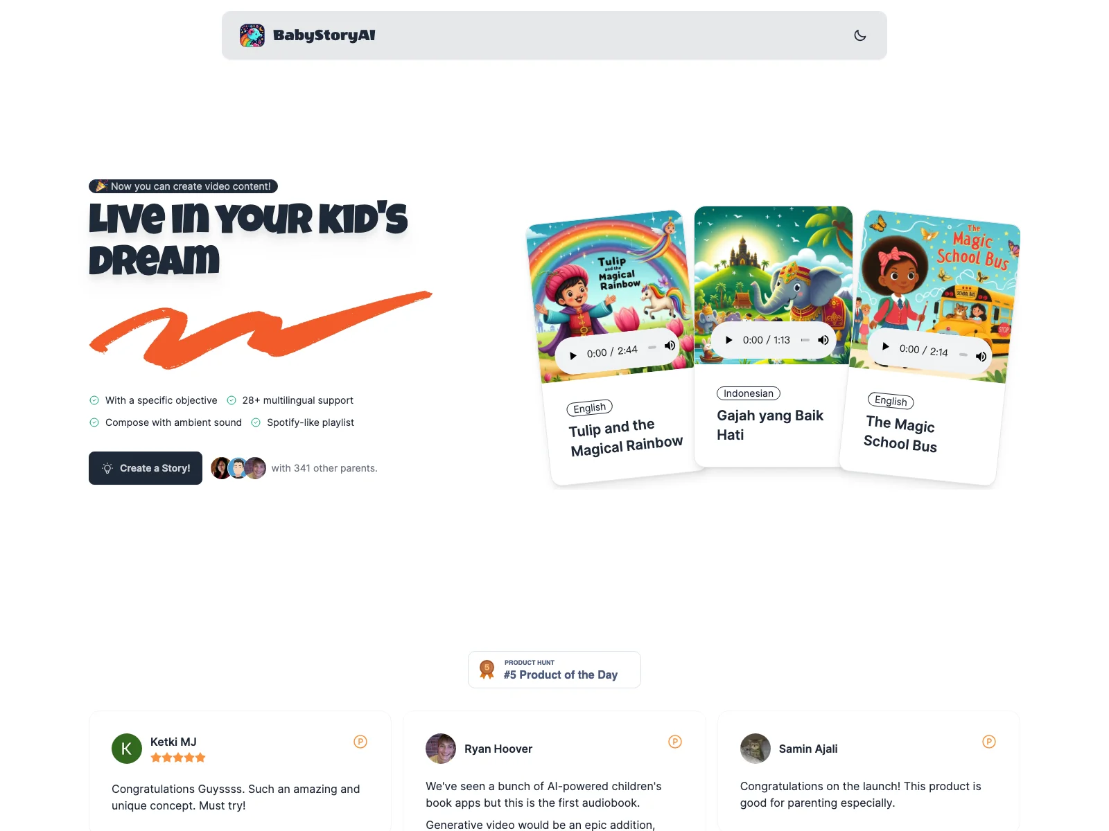 BabyStoryAI: Empowering Parents with Engaging Storytelling