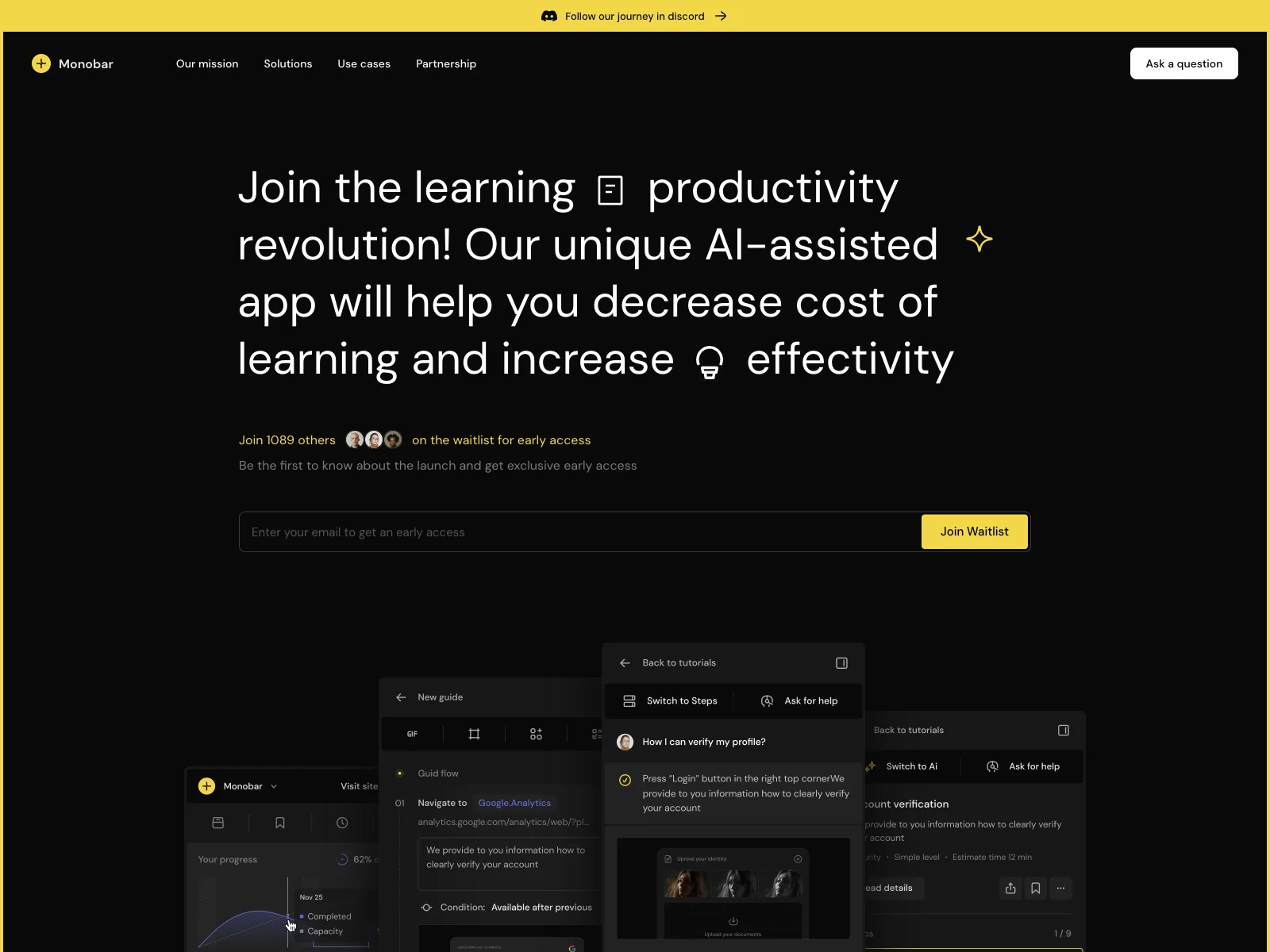 Monobar: Your AI-Assisted App for Enhanced Learning and Productivity