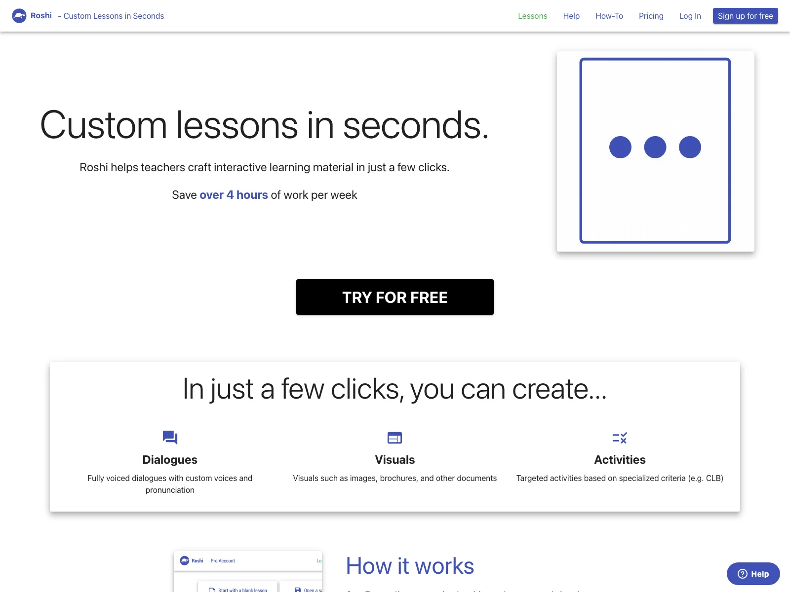 Roshi: AI-Powered Custom Lessons for Teachers