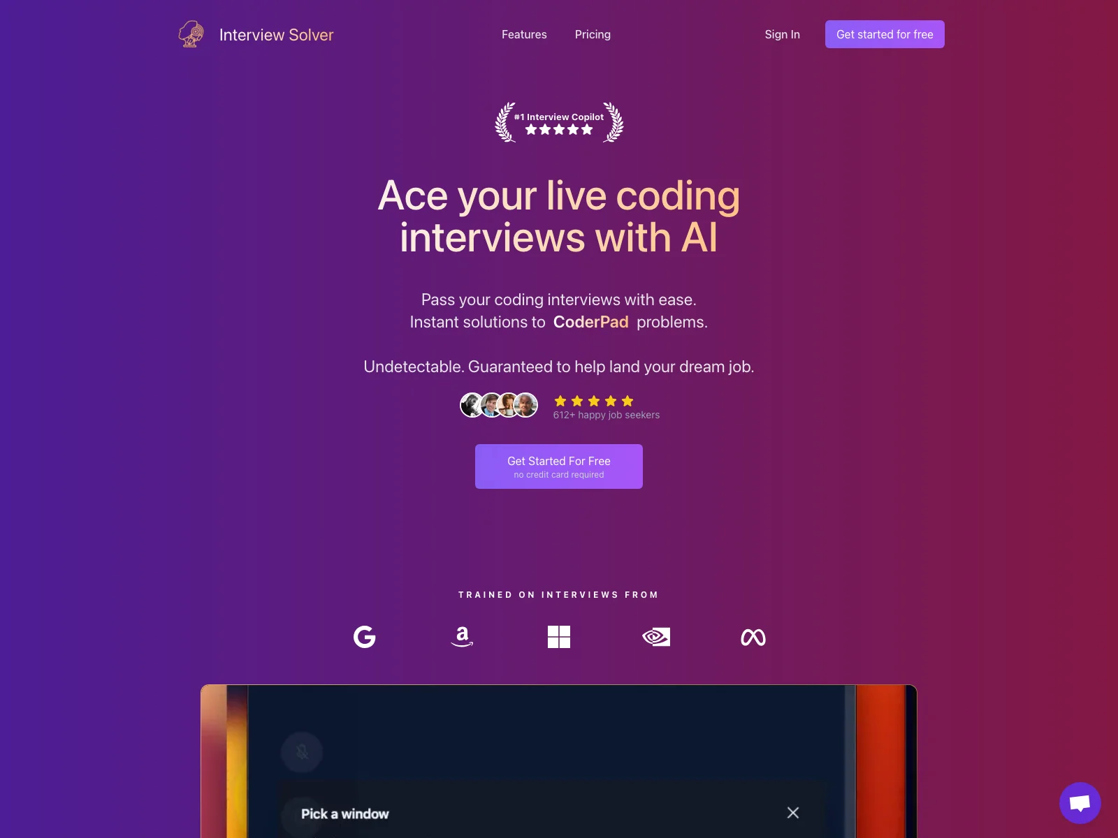 Interview Solver: Ace Your Interviews with AI-Powered Assistance