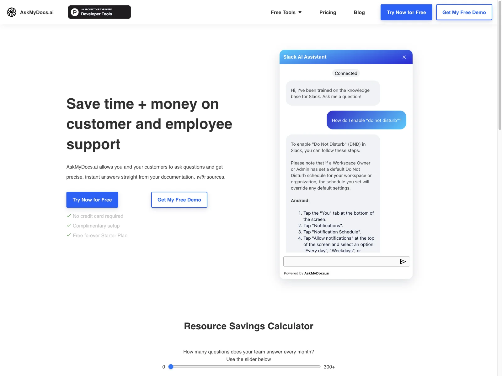 AskMyDocs.ai: Instant Answers from Docs for Time & Money Savings