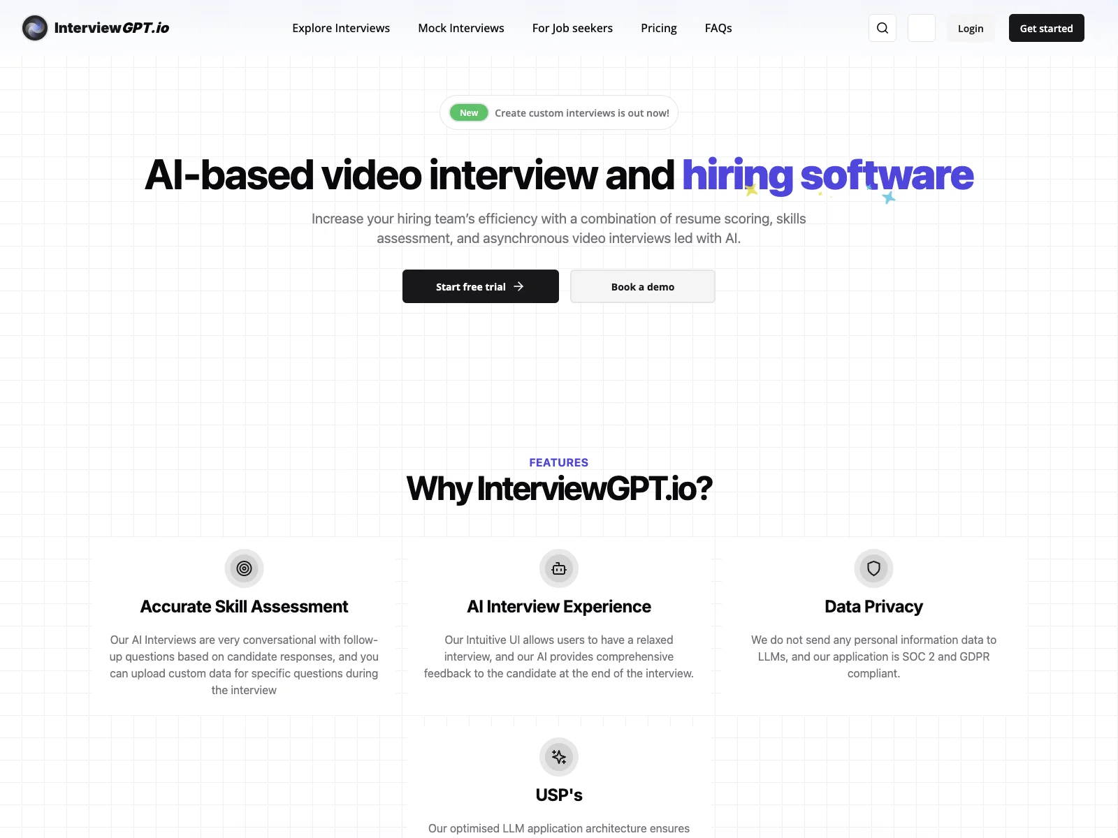 InterviewGPT.io: Smart Hiring with AI-Powered Interviews