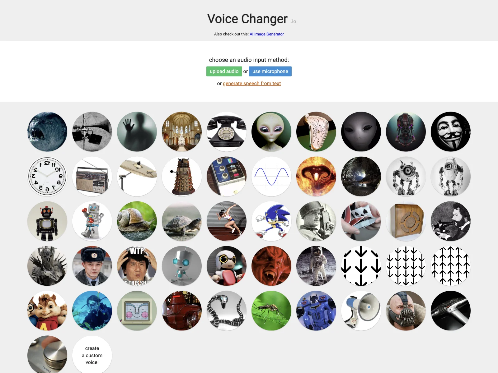 Voice Changer.io: Customize Your Voice with AI for Free