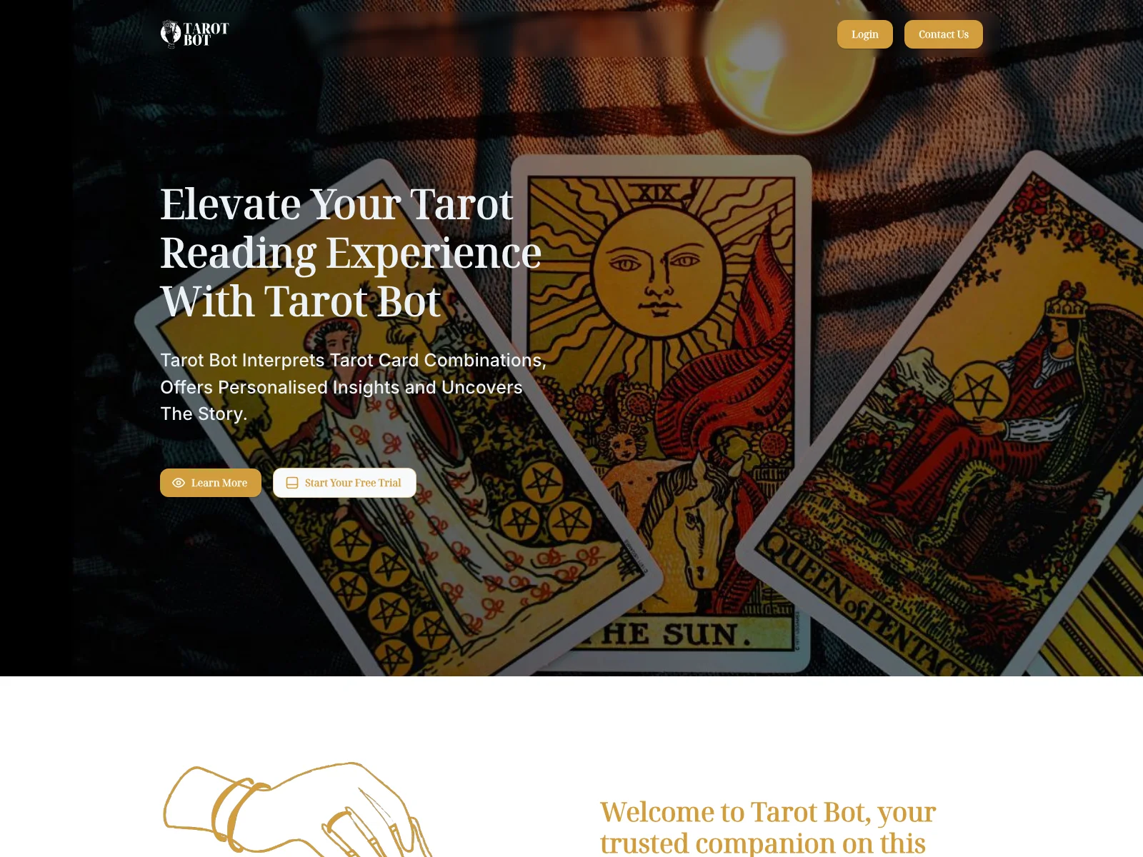 Tarot Bot：個別洞察でタロットリーディングを深化