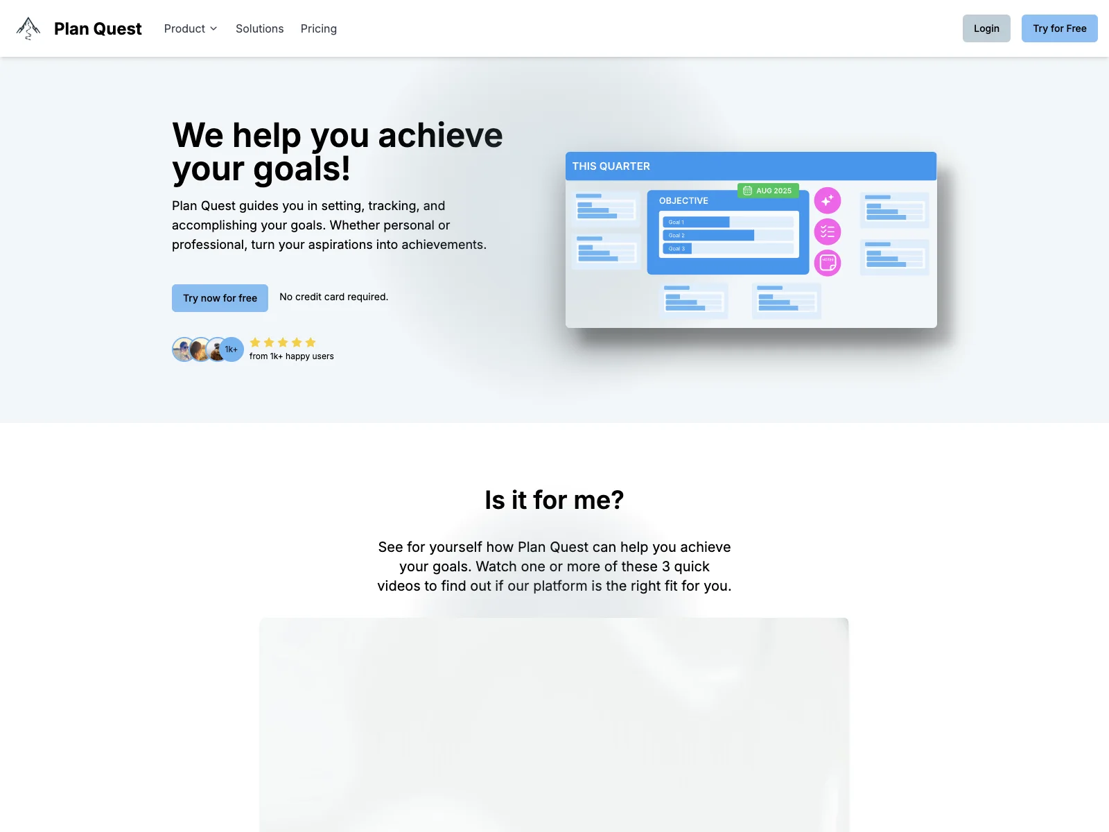 Plan Quest: Transforming Your Goals into Achievements with AI