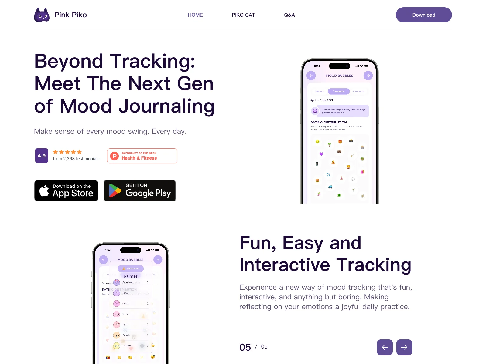 Pink Piko: The Ultimate AI-Powered Mood Journaling App for Enhanced Emotional Awareness