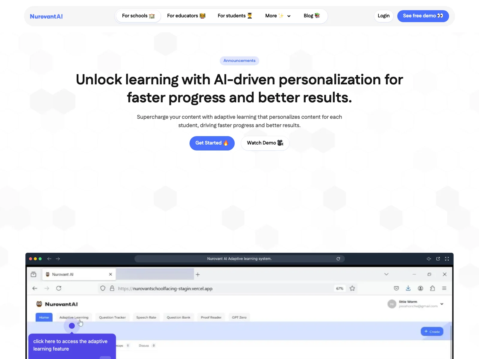 Nurovant AI: Personalized Learning for Better Outcomes