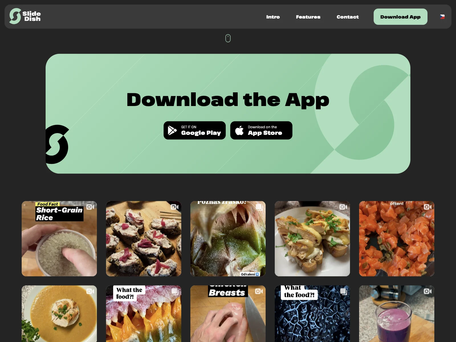 Slide Dish: Inspiring Culinary Creations with AI