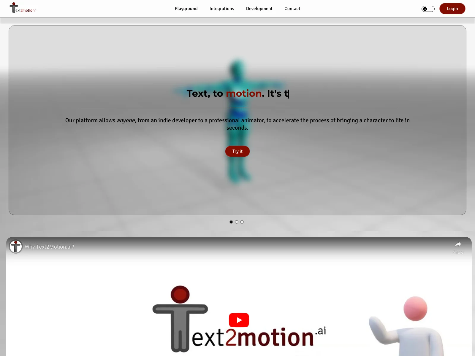 Text2Motion: Accelerate Animation Creation in Seconds