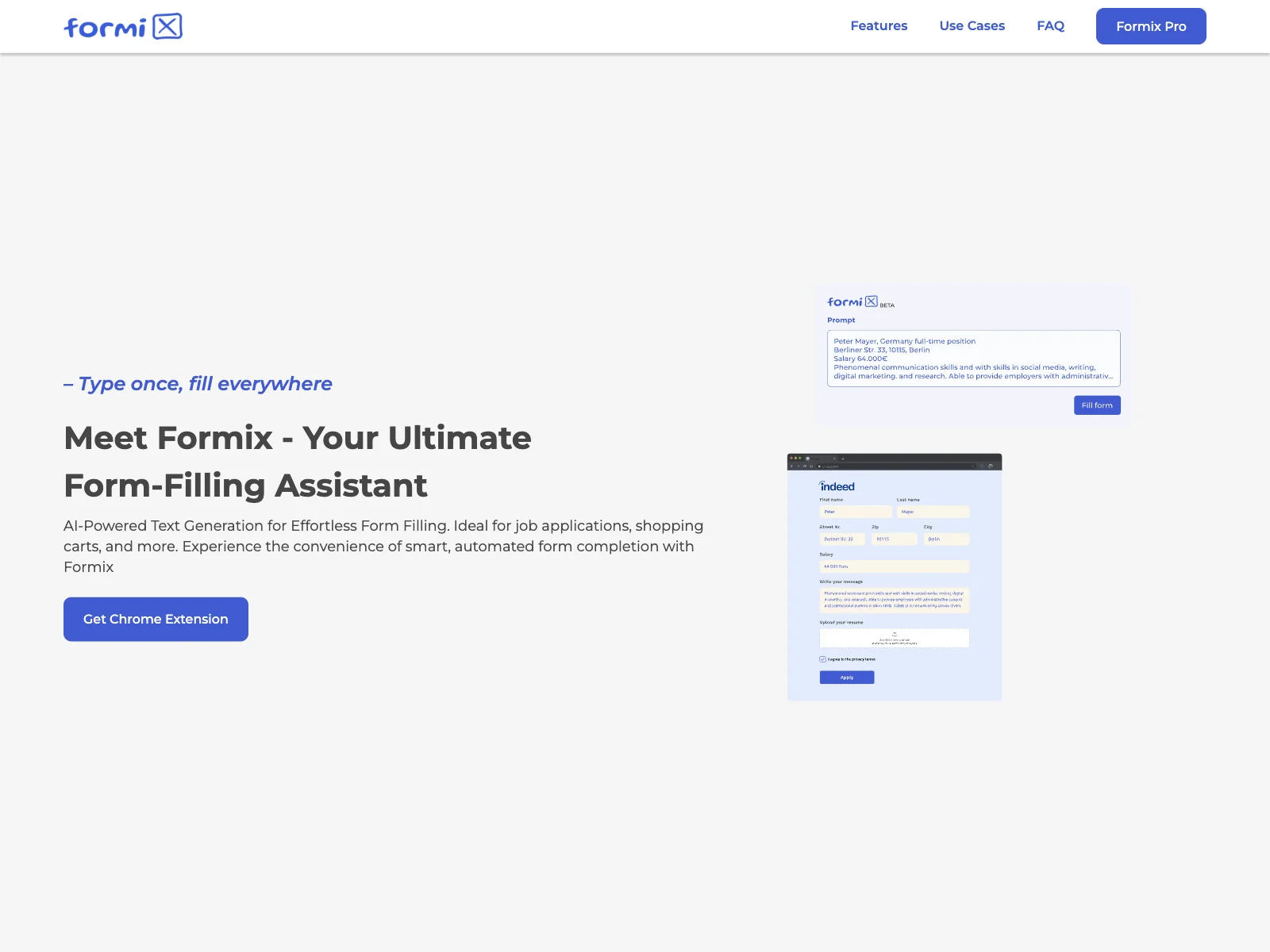 Formix: Simplify PDF Document Filling with AI