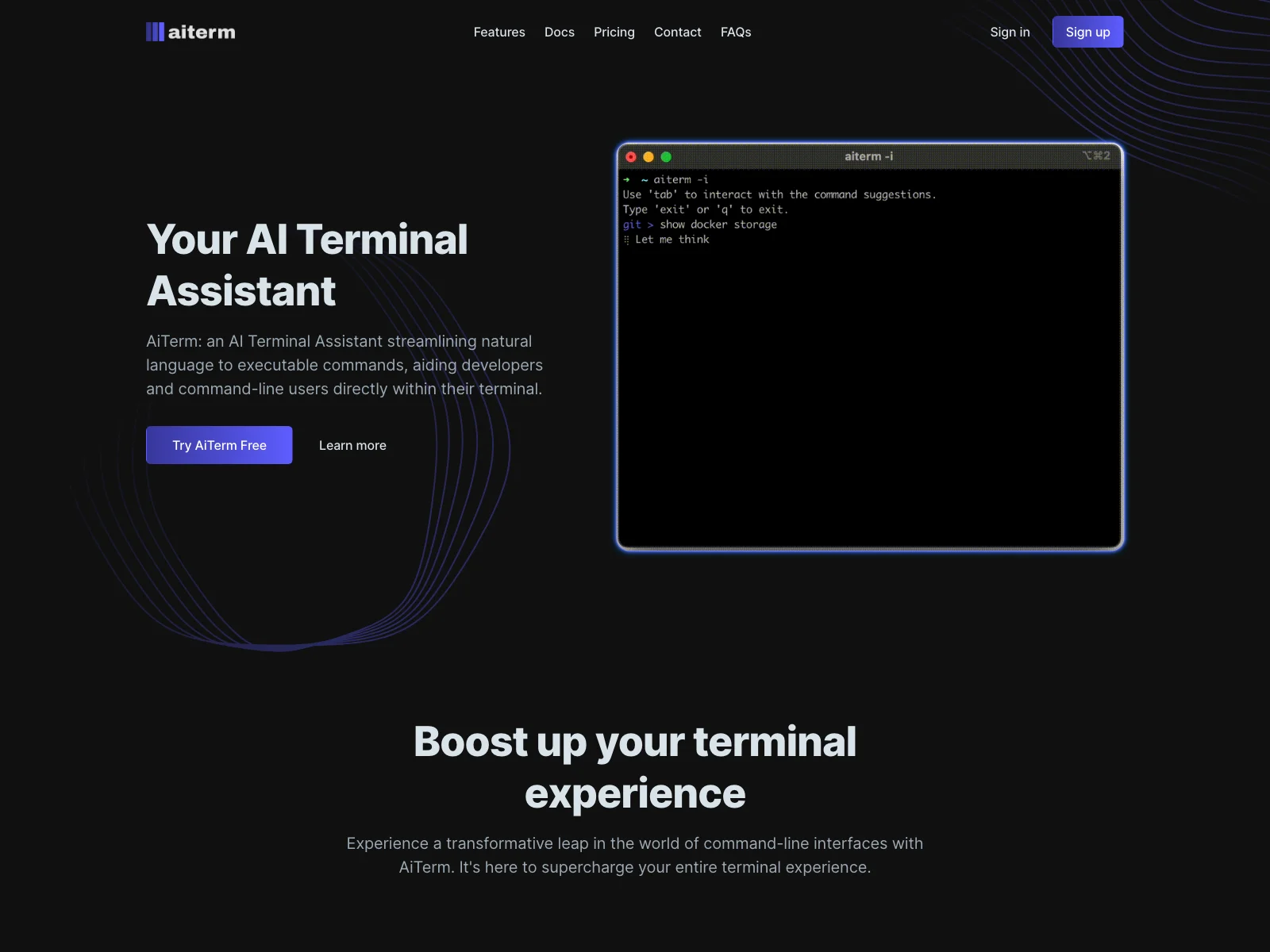 Enhance Your Terminal Experience with AI Terminal Assistant - AiTerm