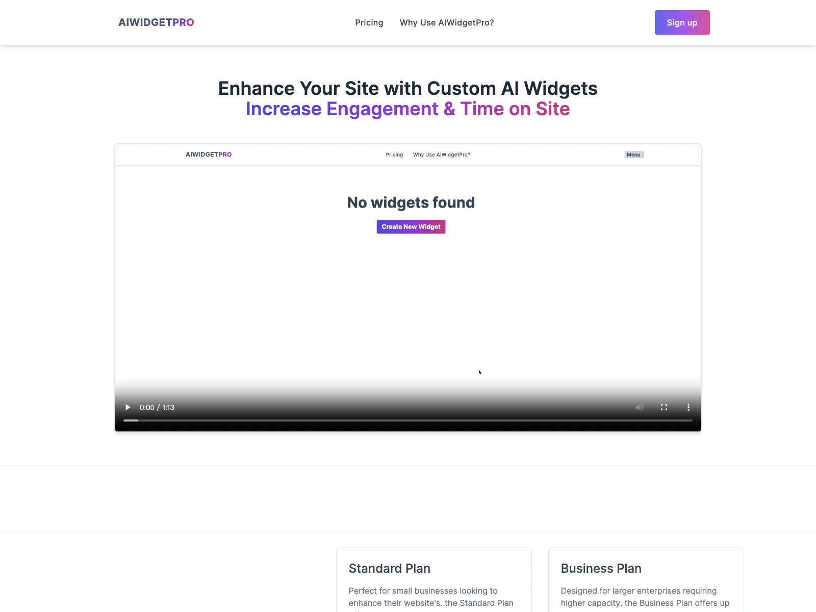 「AiWidgetPro：サイトのエンゲージメントを高める」