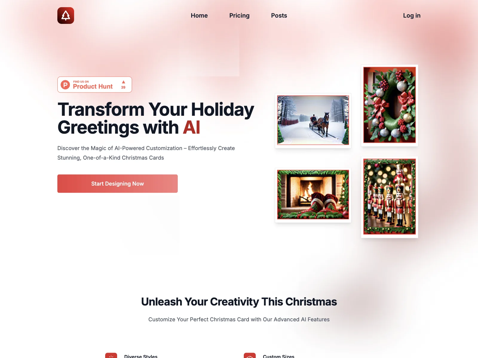 Create Stunning Christmas Cards with Christmas Card Factory's AI