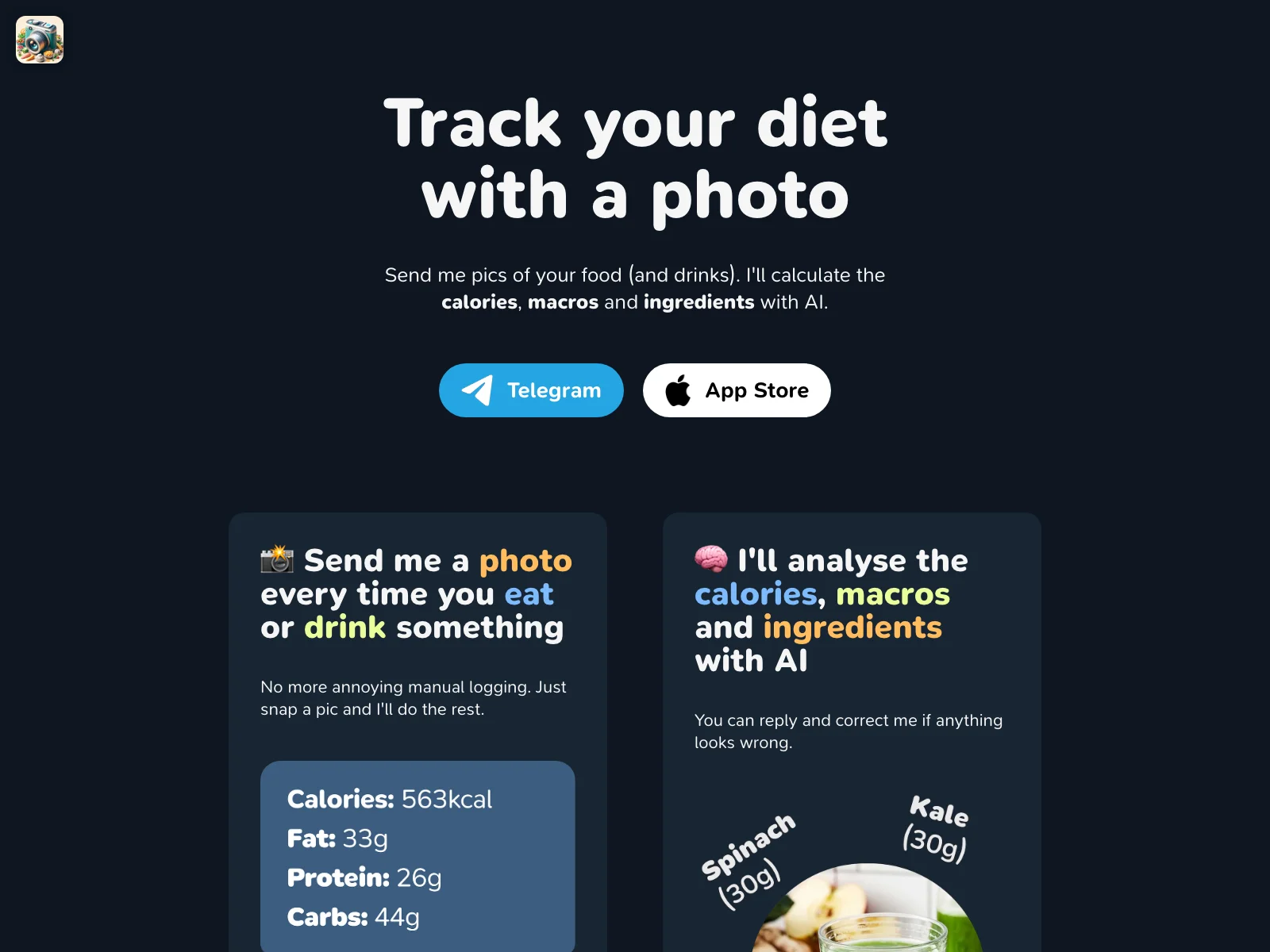 Meals.Chat - Simplify Diet Tracking with AI