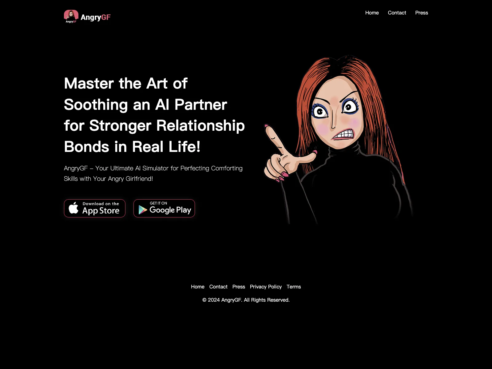 AngryGF: Strengthen Relationship Bonds with AI