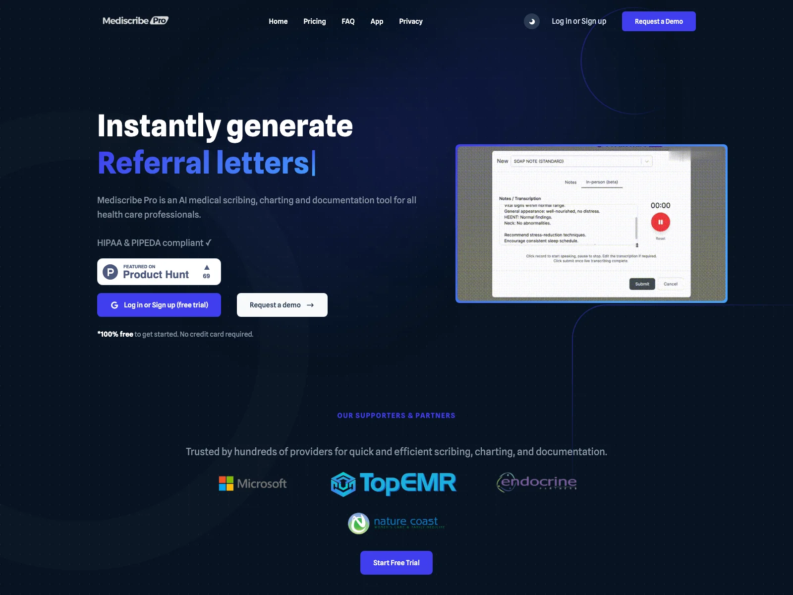 Mediscribe Pro: The AI-Powered Medical Scribing Tool for Enhanced Healthcare Documentation