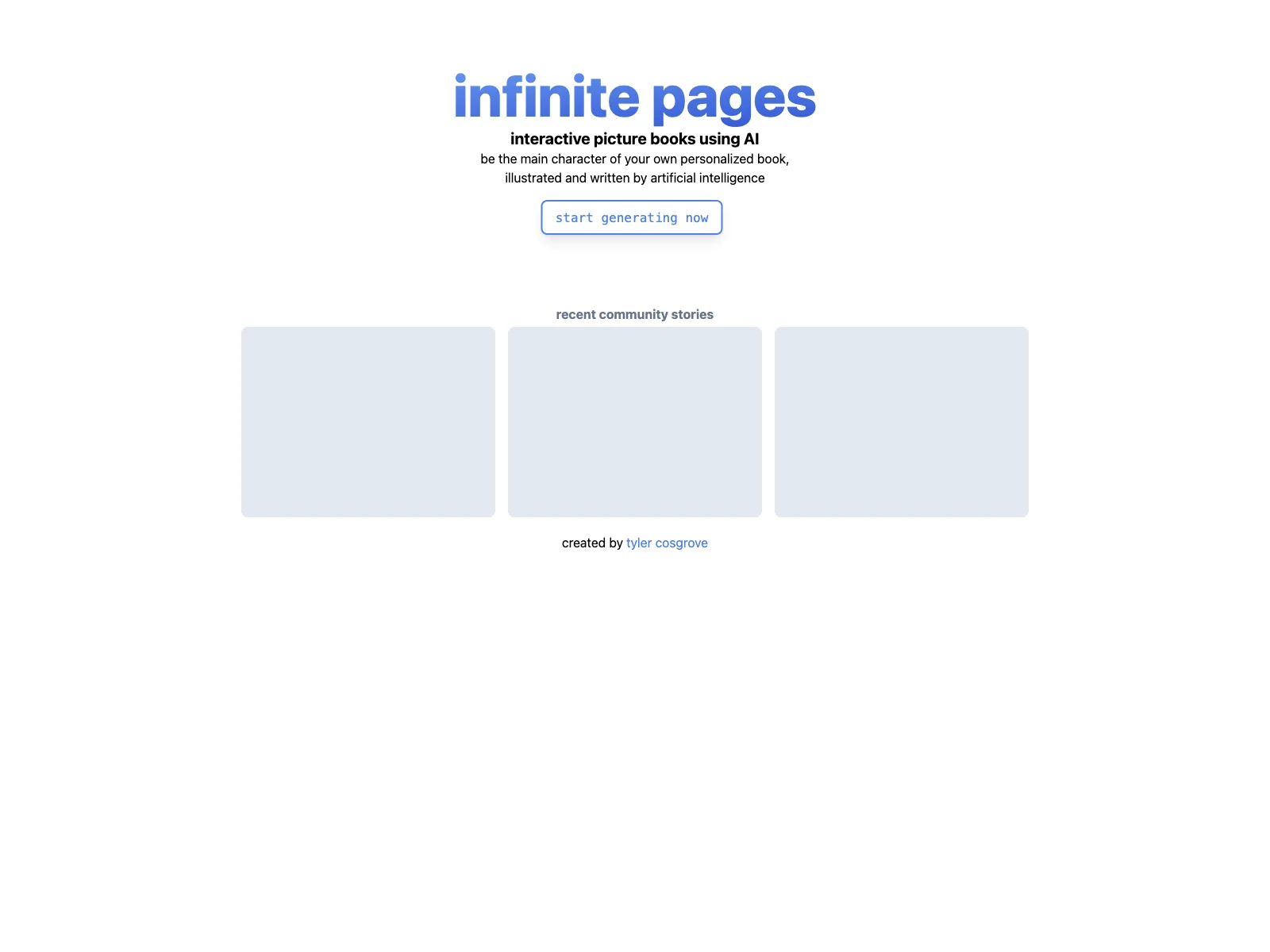 Infinite Pages: Create Your Personalized Interactive Picture Book with AI