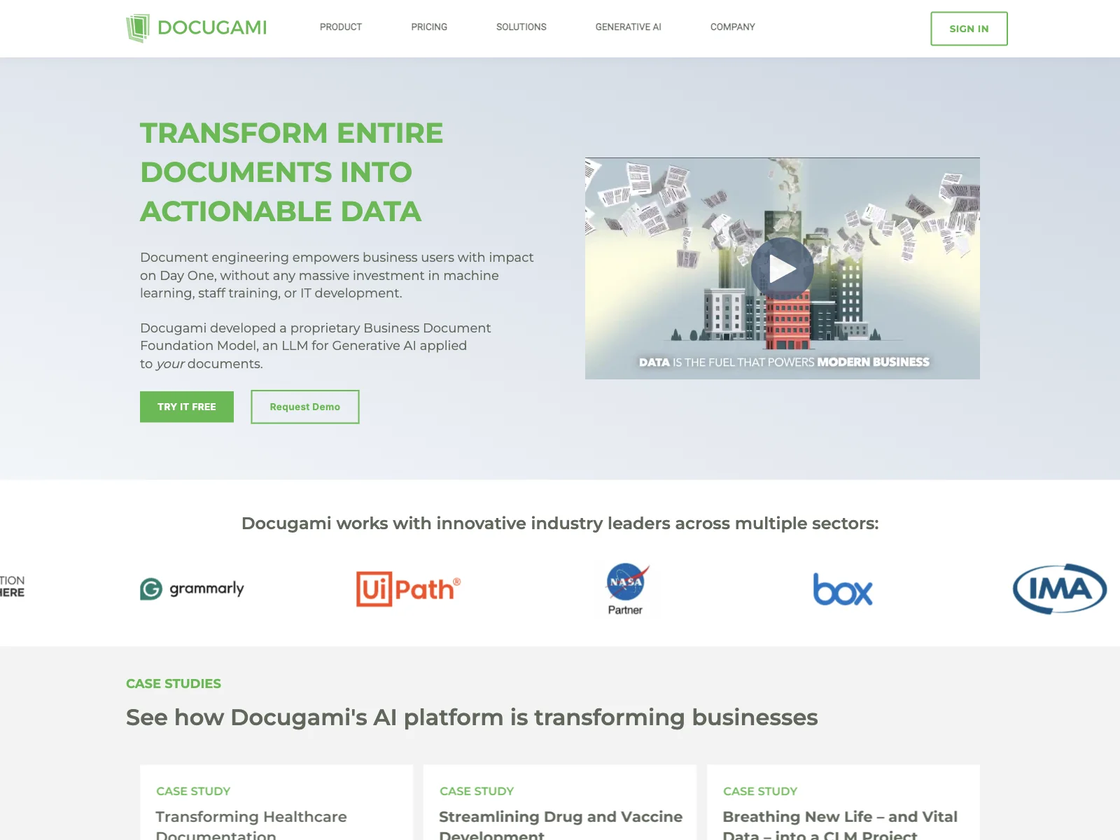 Docugami: Revolutionizing Document Engineering with AI