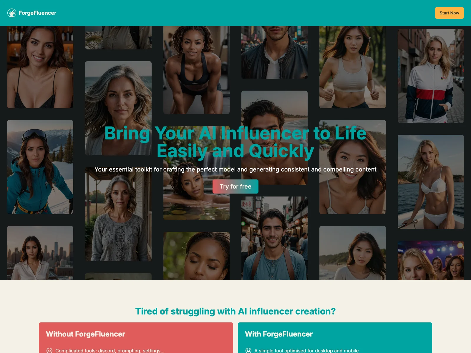 ForgeFluencer: Unleash Your Virtual Influencer Potential