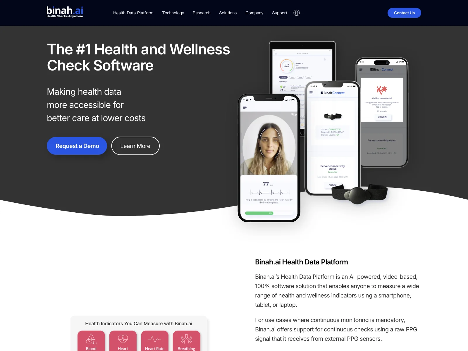 Binah.ai: Revolutionizing Health Monitoring with Video-Based Technology