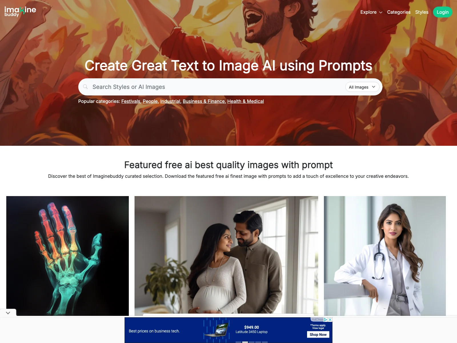 Imaginebuddy: Unleash Creativity with Free Text to Image AI Prompts