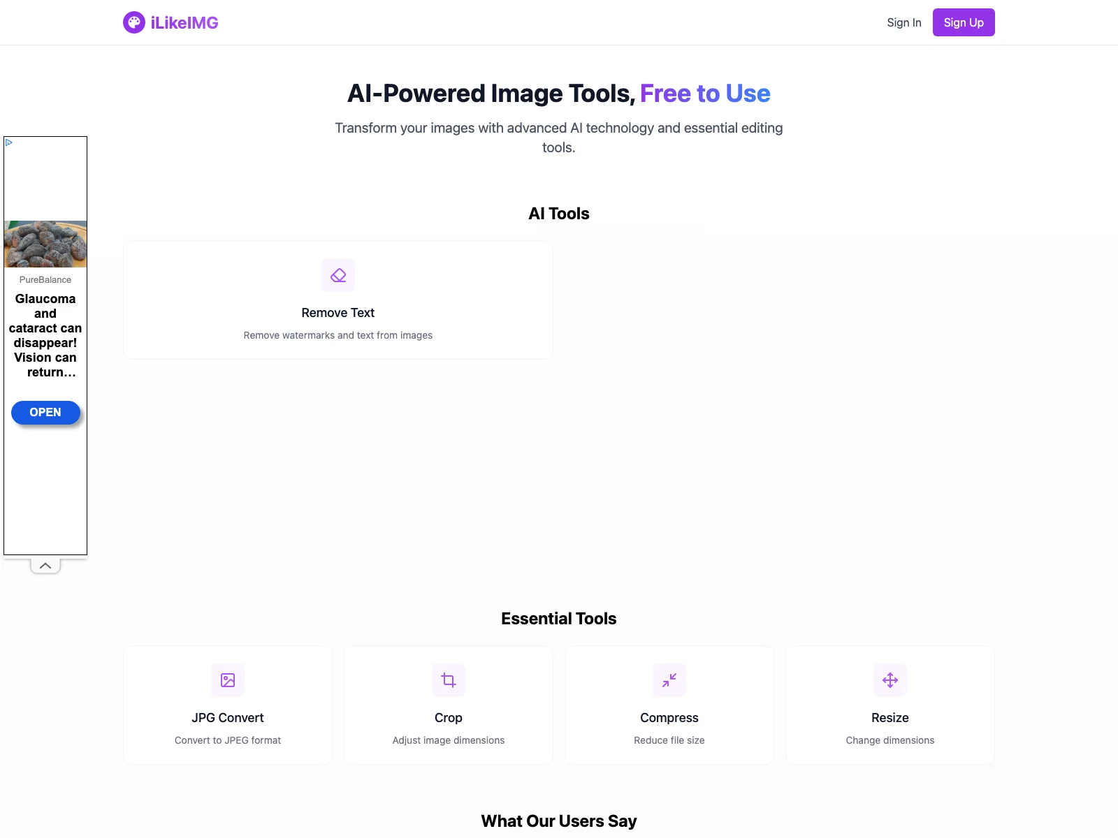 iLikeIMG - AI-Powered Image Tools for Stunning Transformations