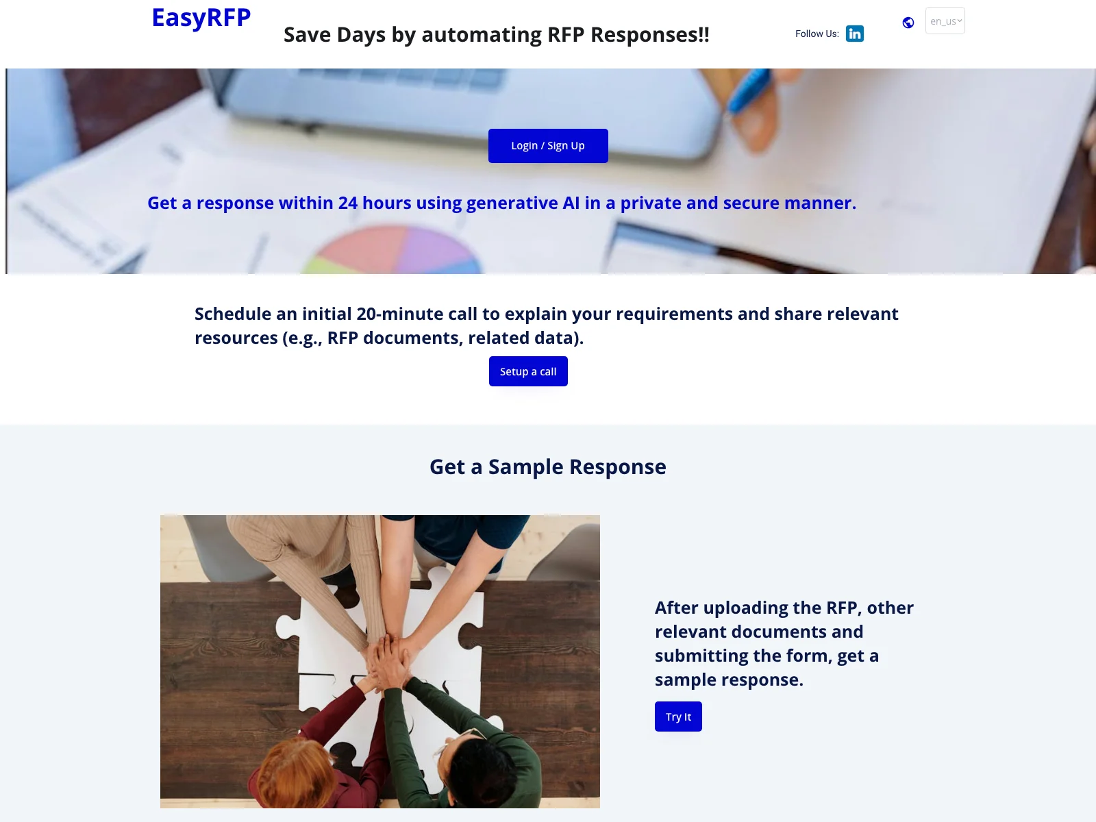 EasyRFP: Streamlining RFP Responses with AI