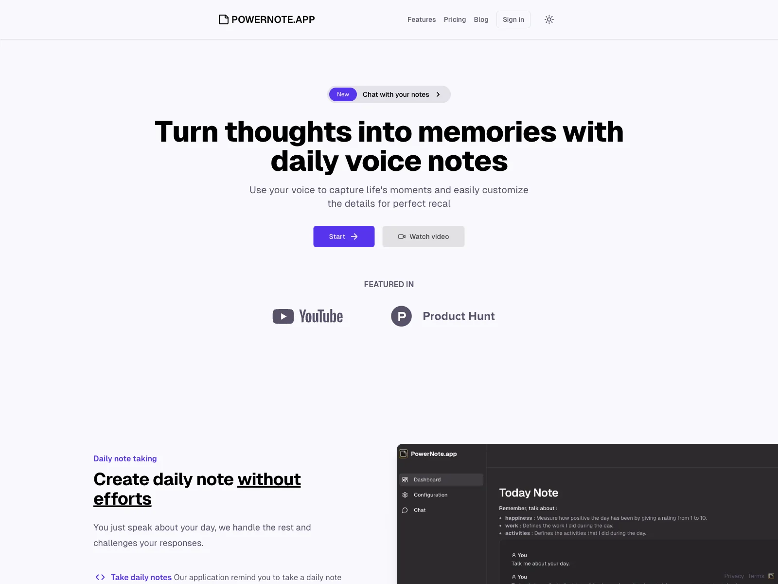 PowerNote.app: Simplify Daily Note-Taking with AI