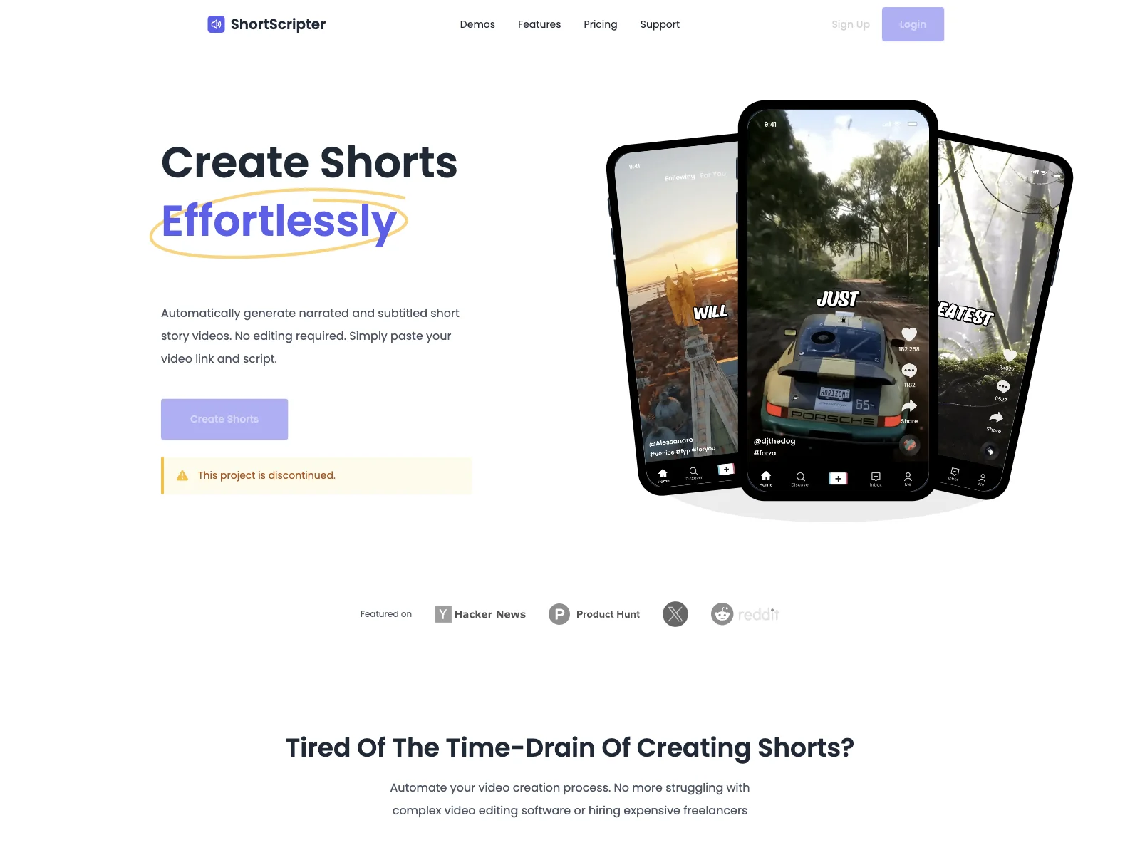 ShortScripter: Effortless Short Story Video Generation